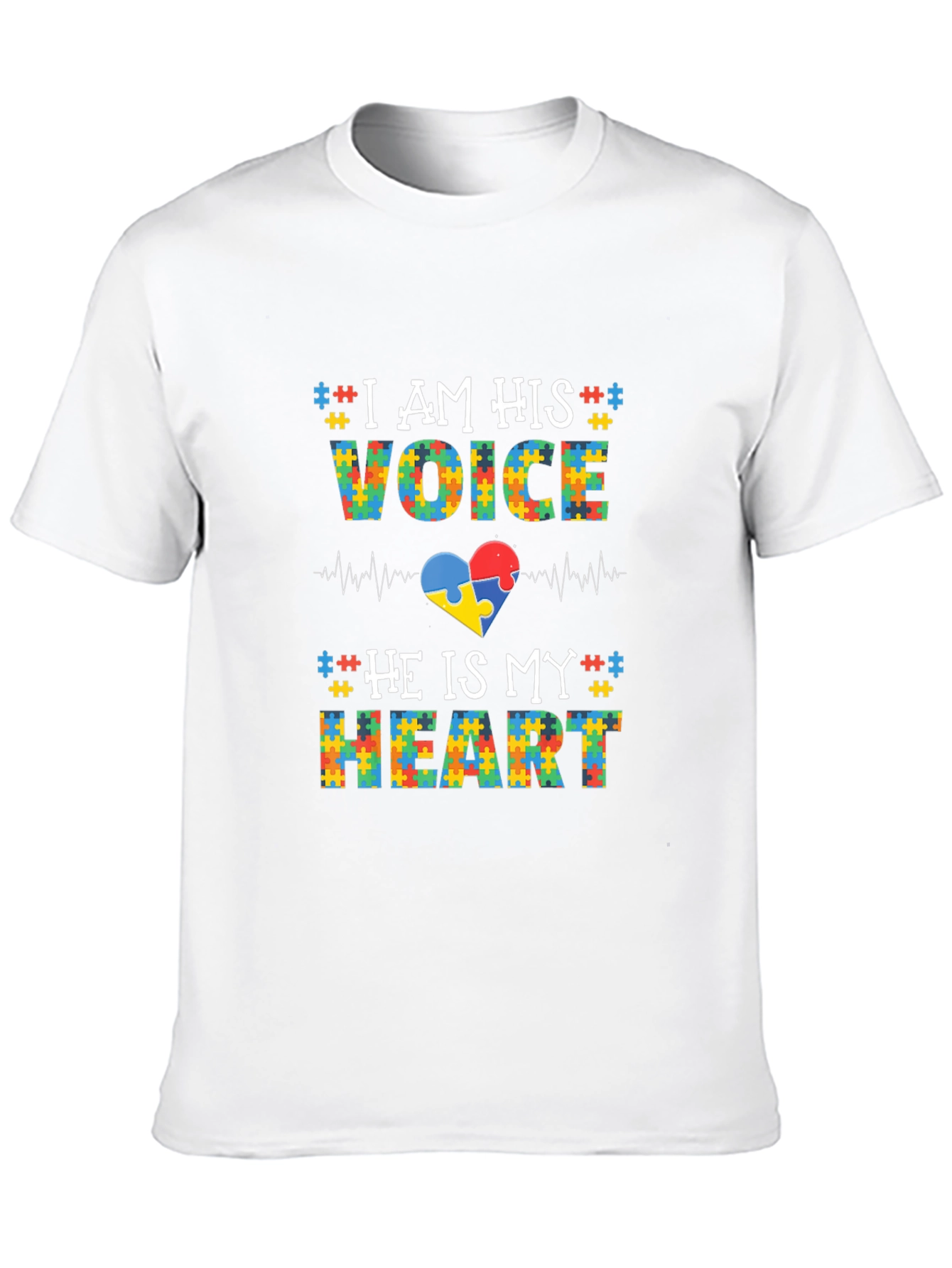 Autism Awareness T-Shirt: I Am His Voice