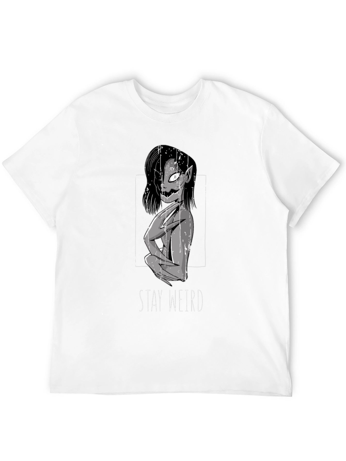 Stay Weird Graphic Tee - Unisex Dark T-Shirt