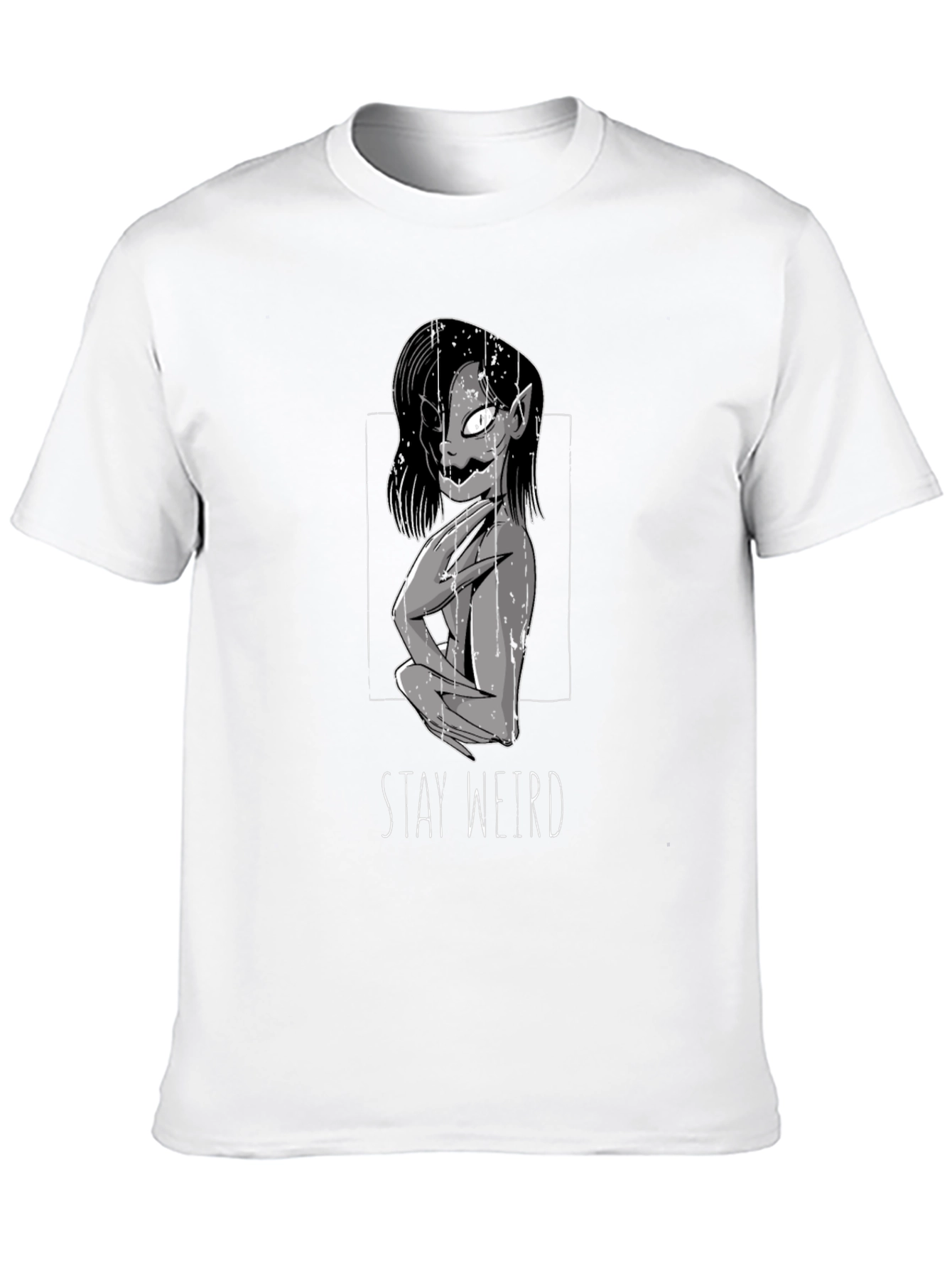 Stay Weird Graphic Tee - Unisex Dark T-Shirt