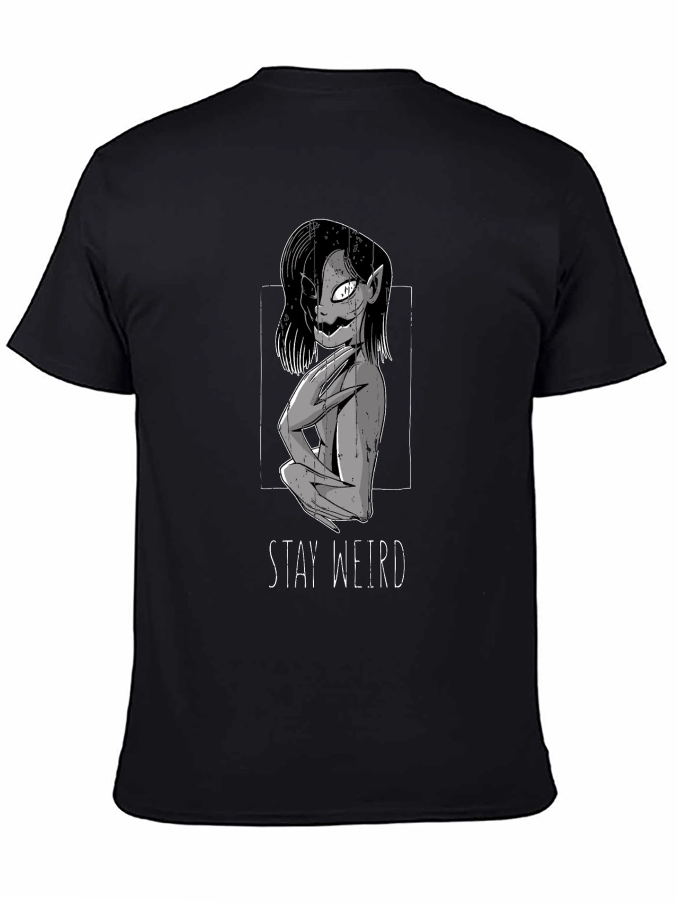 Stay Weird Graphic Tee - Unisex Dark T-Shirt