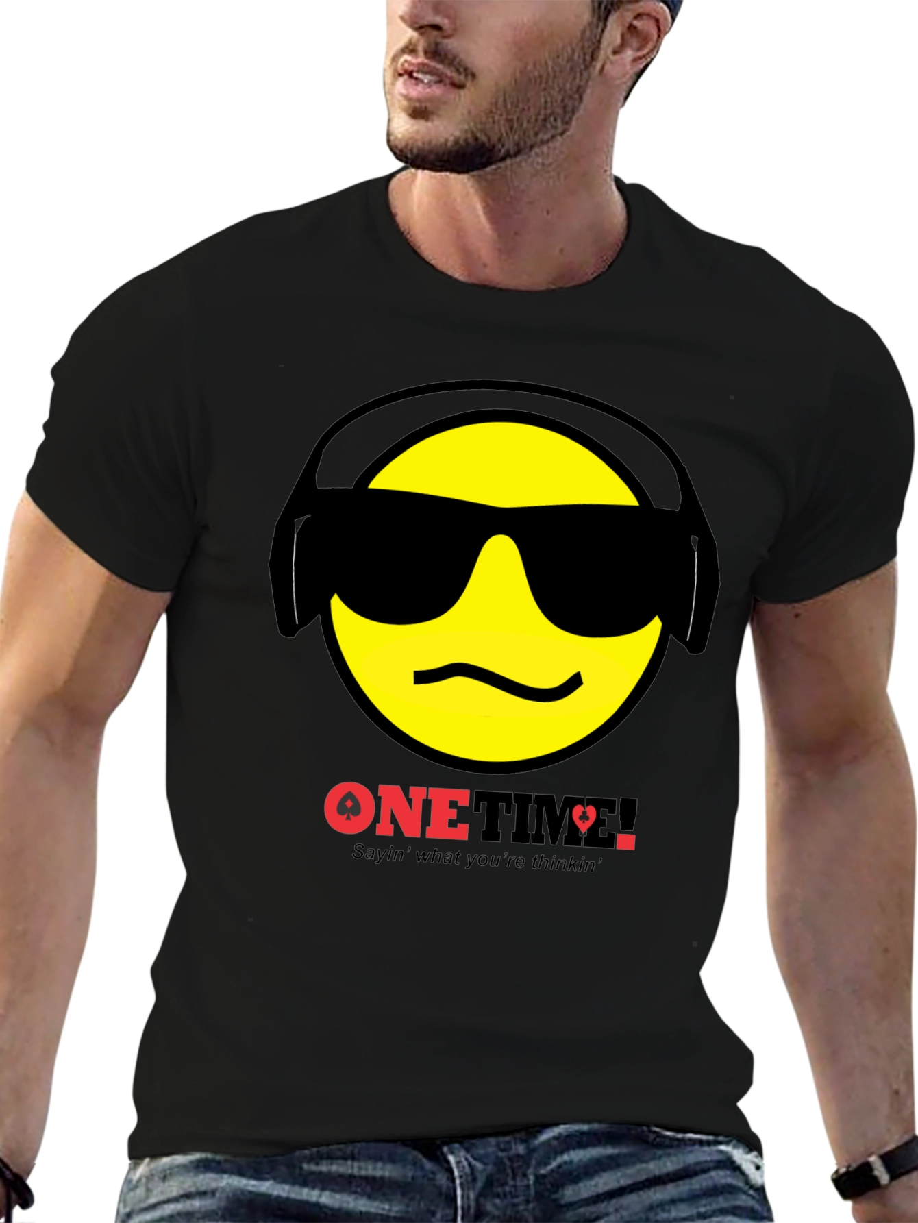 Cool Emoji Graphic T-Shirt - One Time!