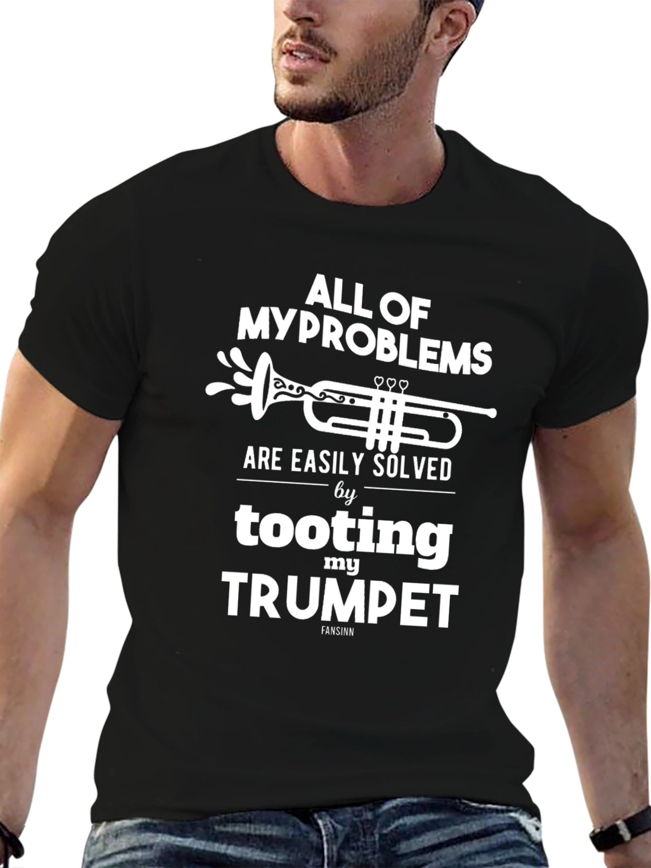 Funny Trumpet Player T-Shirt - Solved Problems