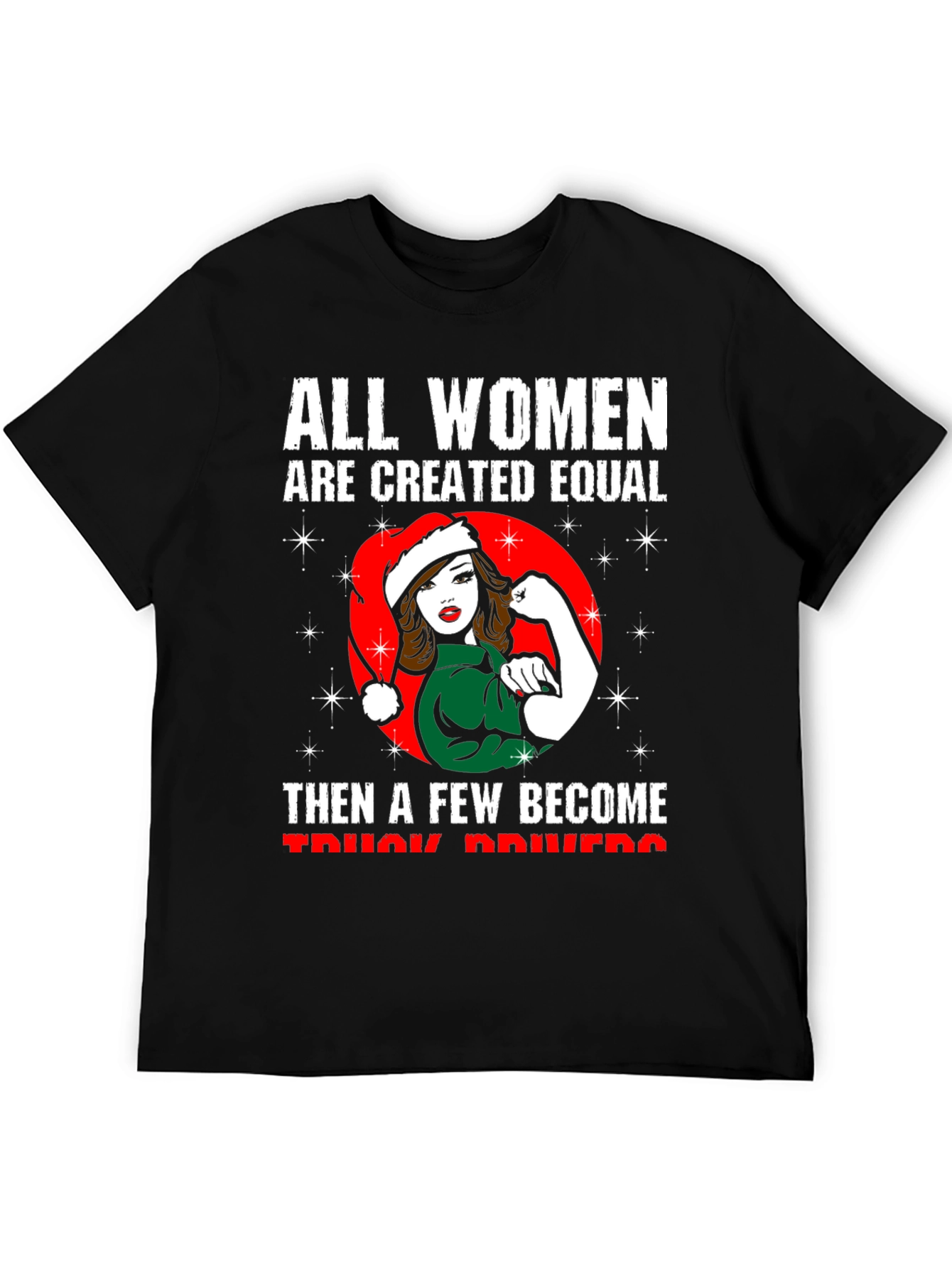 Empowered Women Truck Driver Graphic Tee