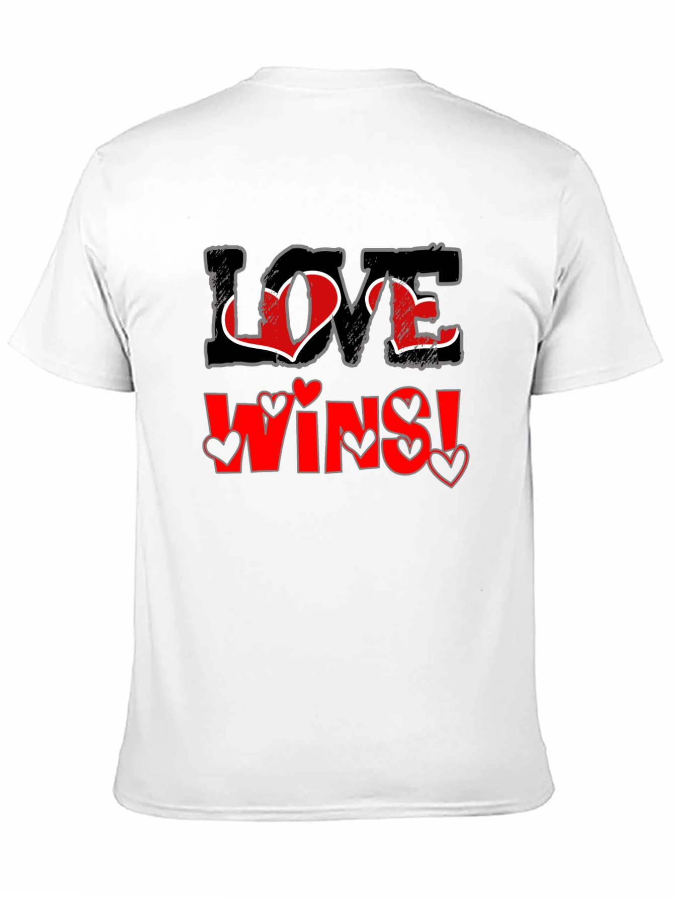 Love Wins Graphic Tee - Black