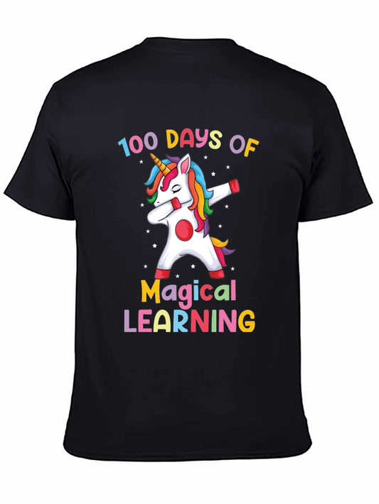 100 Days of Magical Learning Unicorn Tee