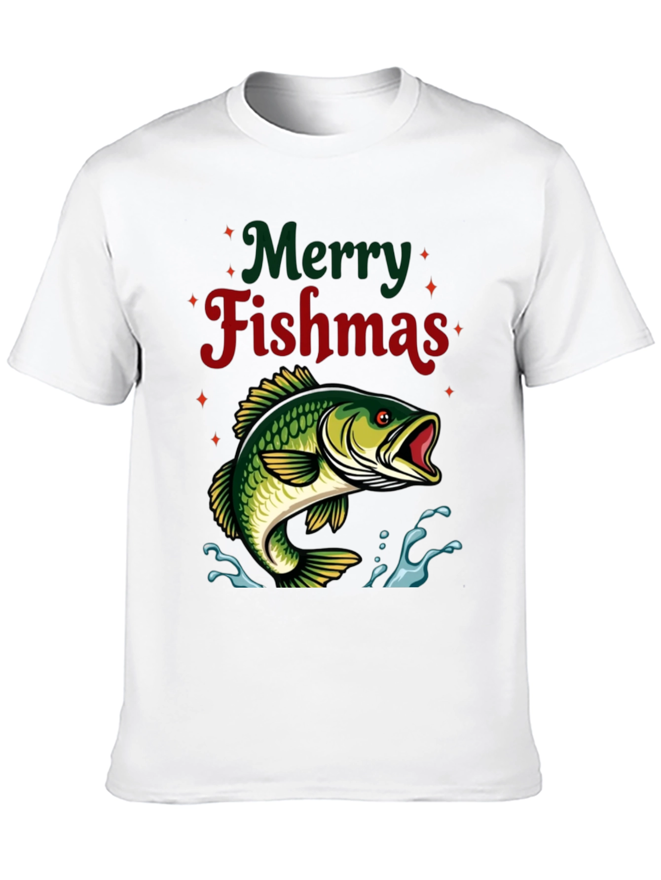 Merry Fishmas Graphic T-Shirt