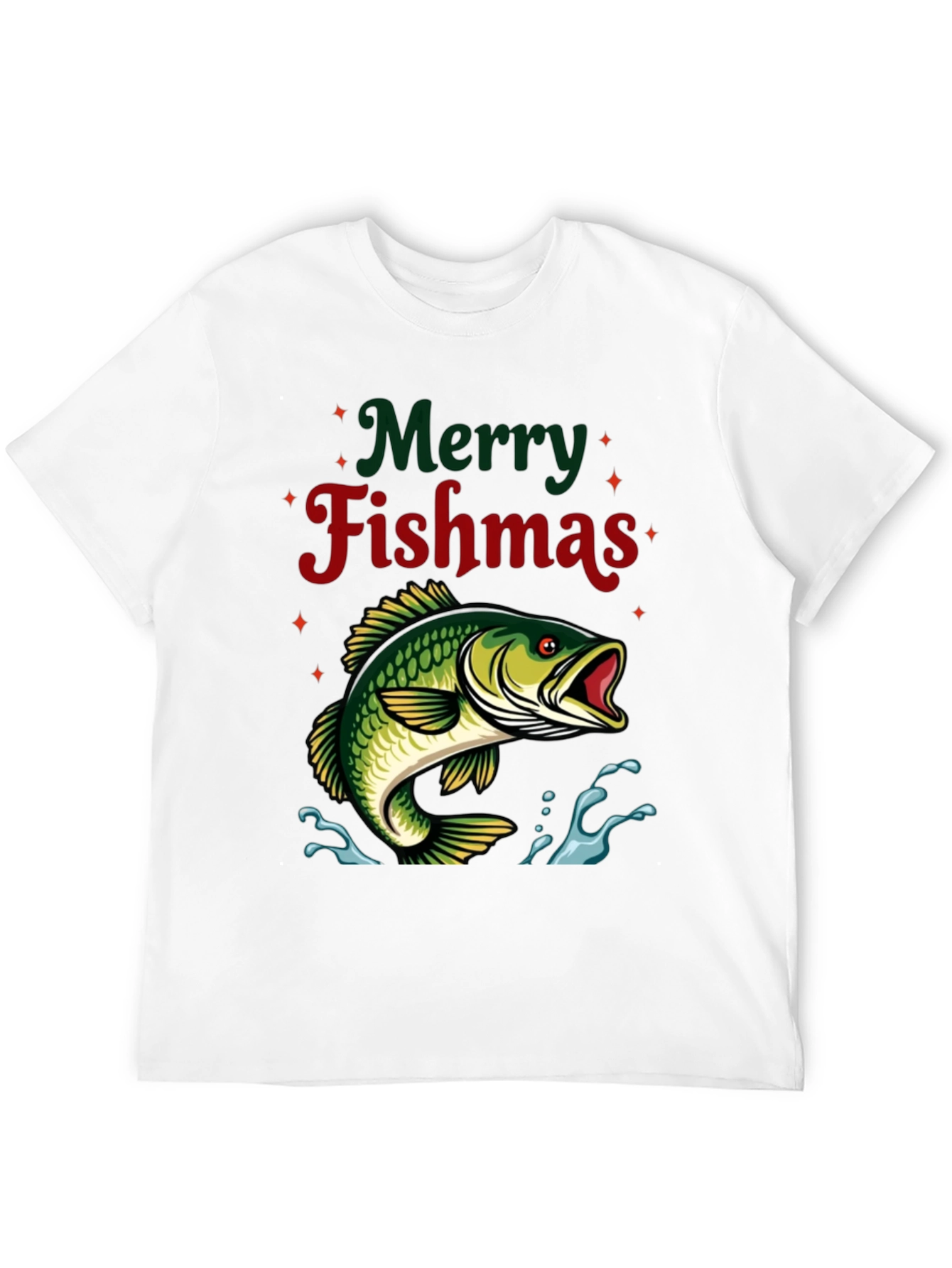 Merry Fishmas Graphic T-Shirt