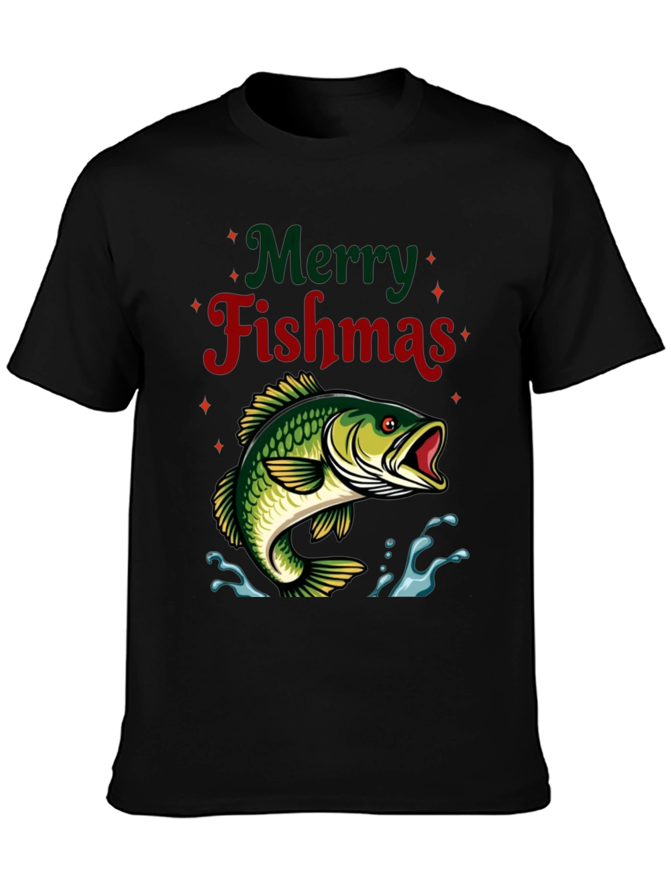 Merry Fishmas Graphic T-Shirt