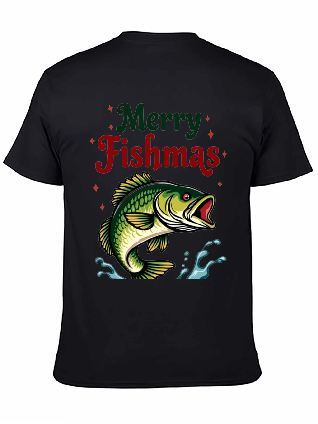 Merry Fishmas Graphic T-Shirt