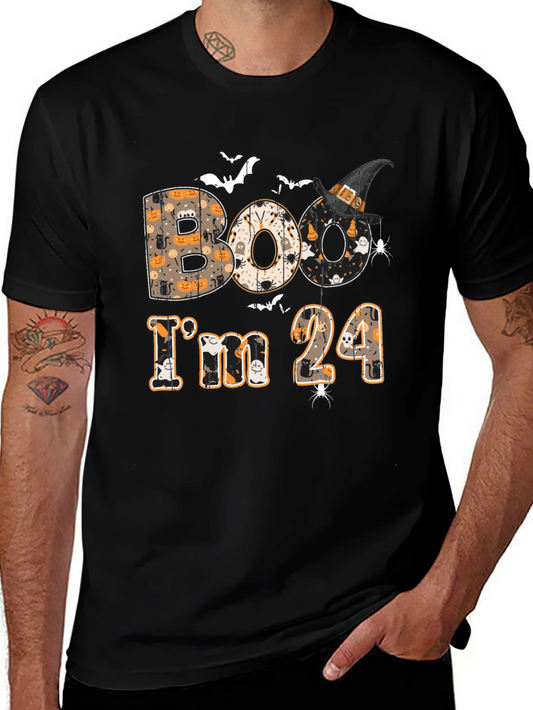 Boo Im 24 Halloween Graphic Tee