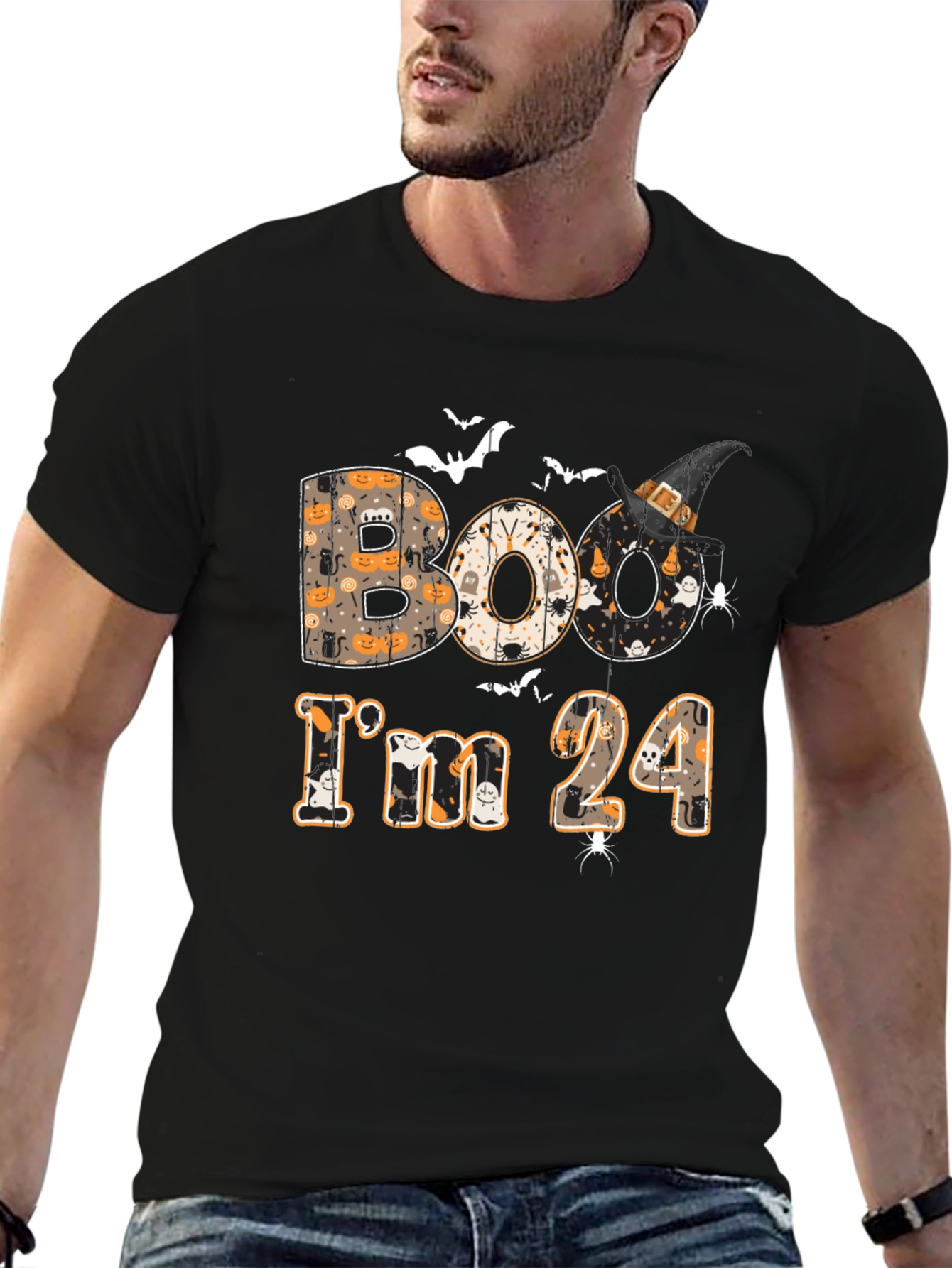 Boo Im 24 Halloween Graphic Tee