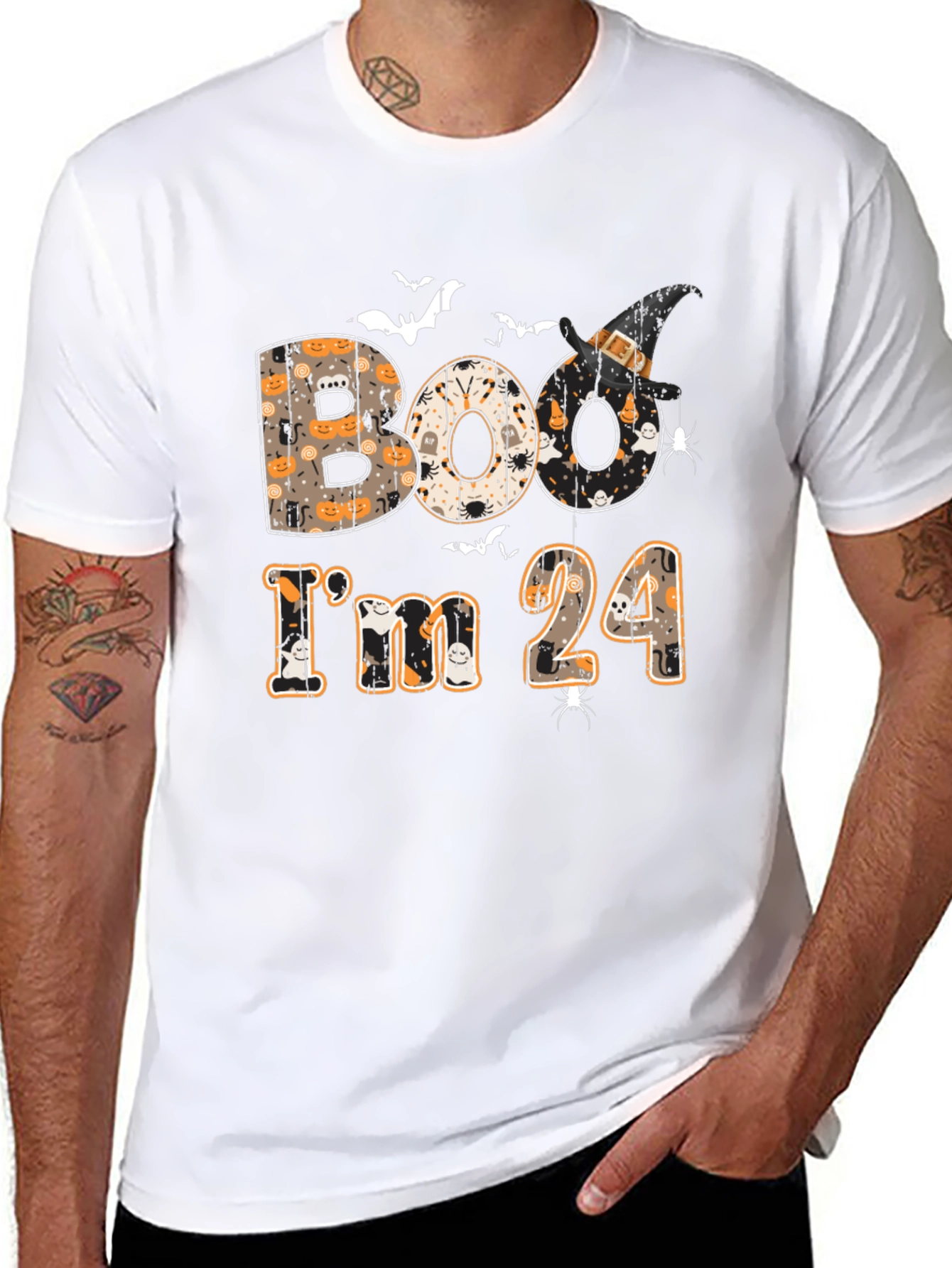 Boo Im 24 Halloween Graphic Tee
