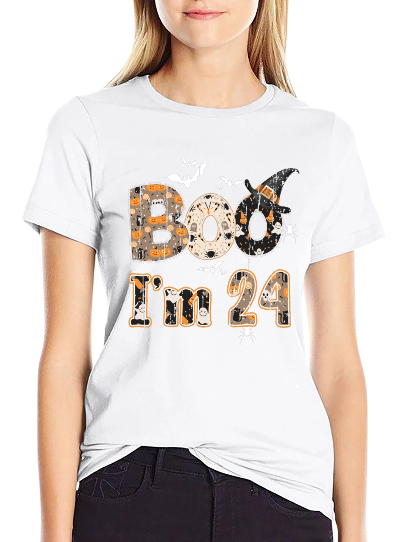 Boo Im 24 Halloween Graphic Tee