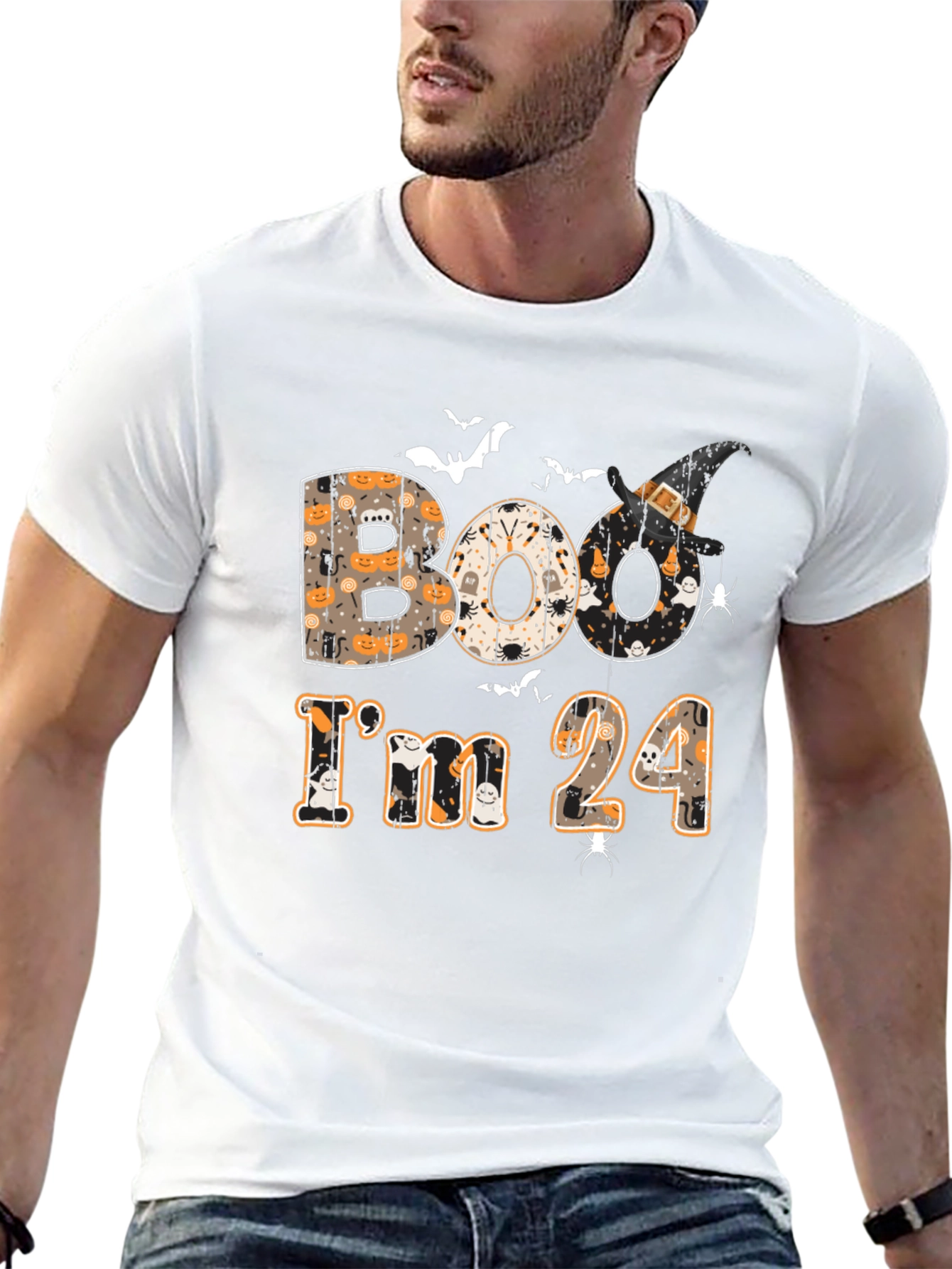 Boo Im 24 Halloween Graphic Tee