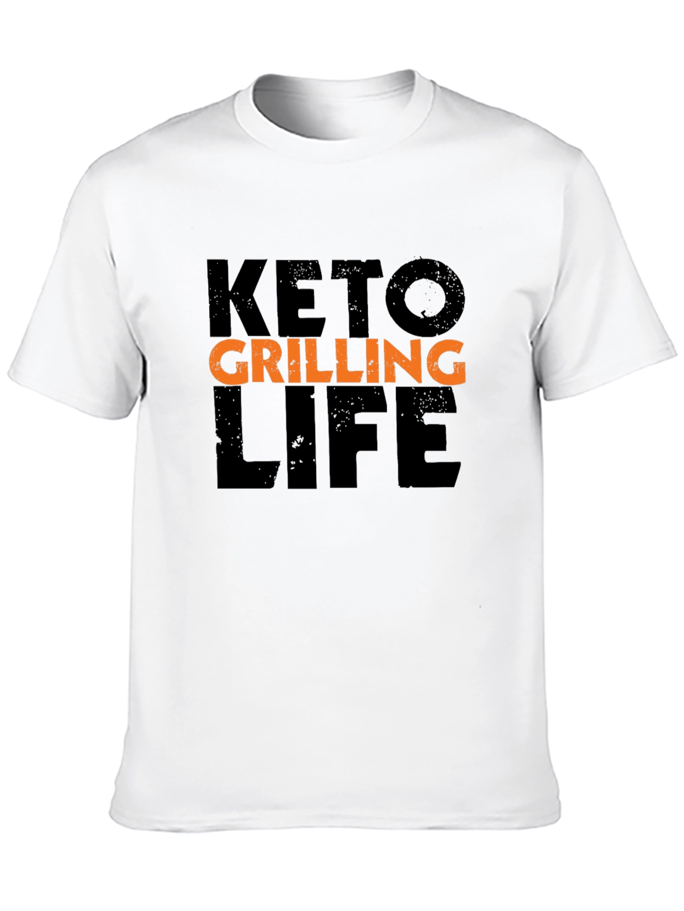 Keto Grilling Life Black Graphic T-Shirt