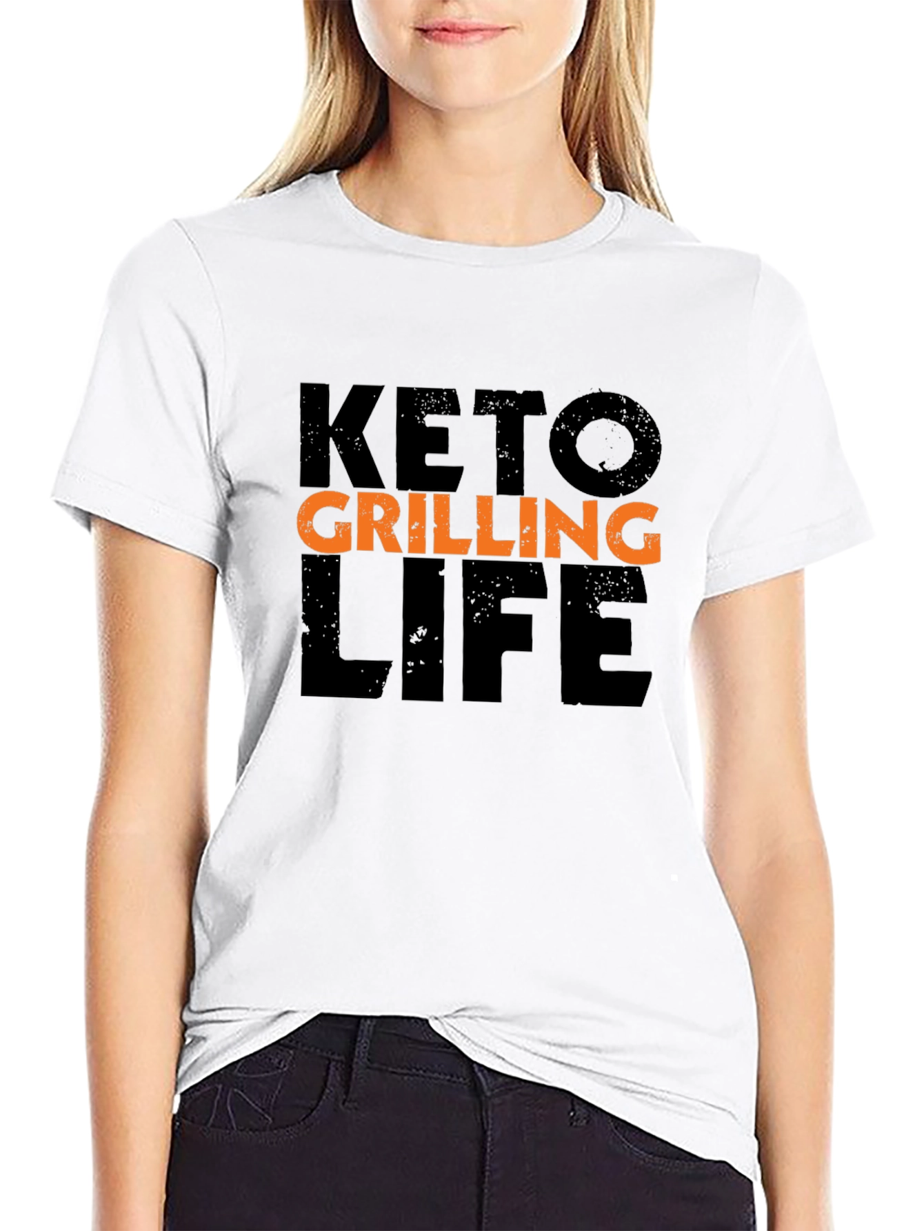 Keto Grilling Life Black Graphic T-Shirt