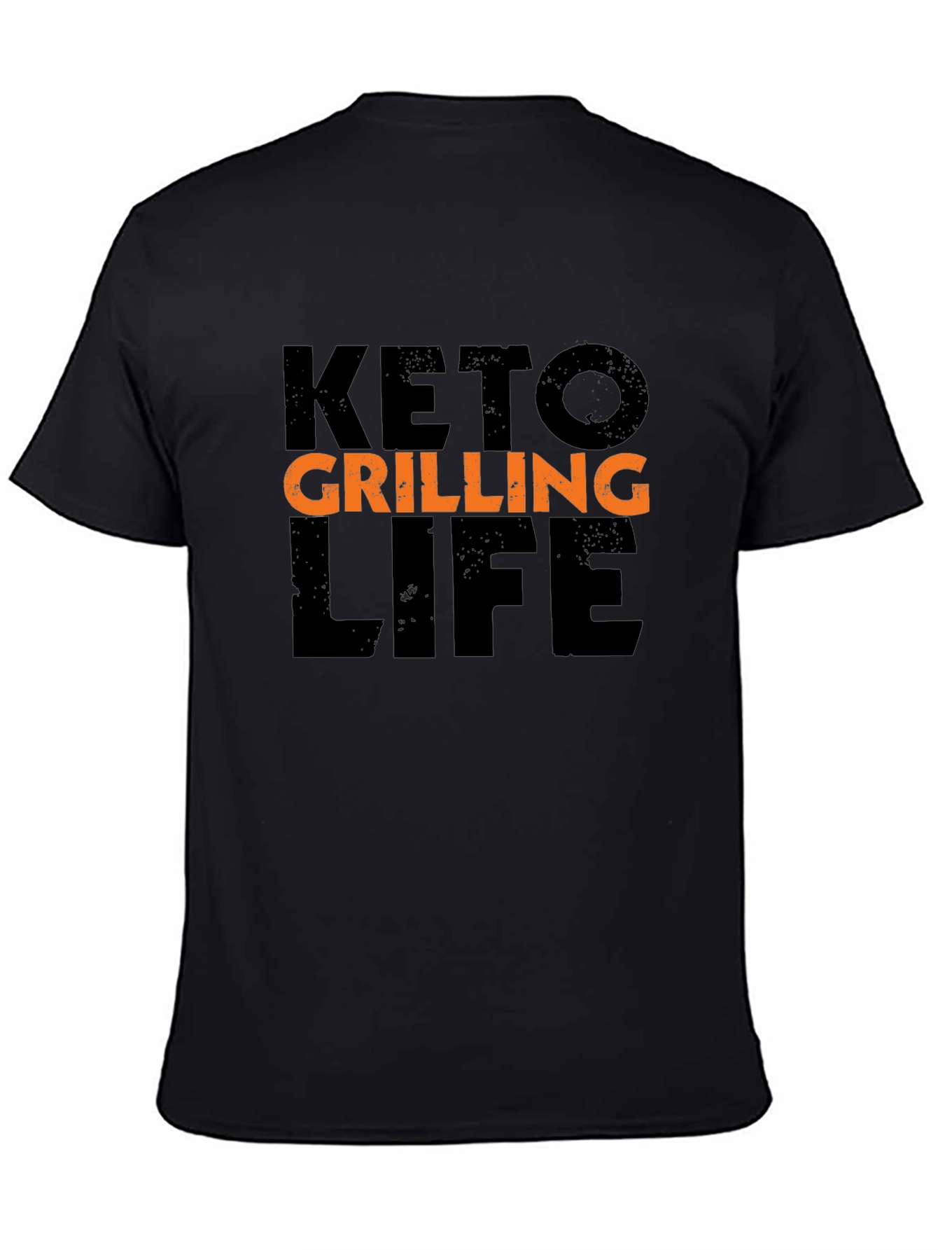 Keto Grilling Life Black Graphic T-Shirt