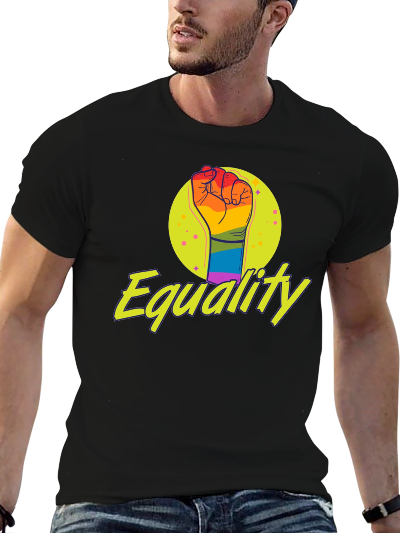 Equality Rainbow Fist T-Shirt - Pride