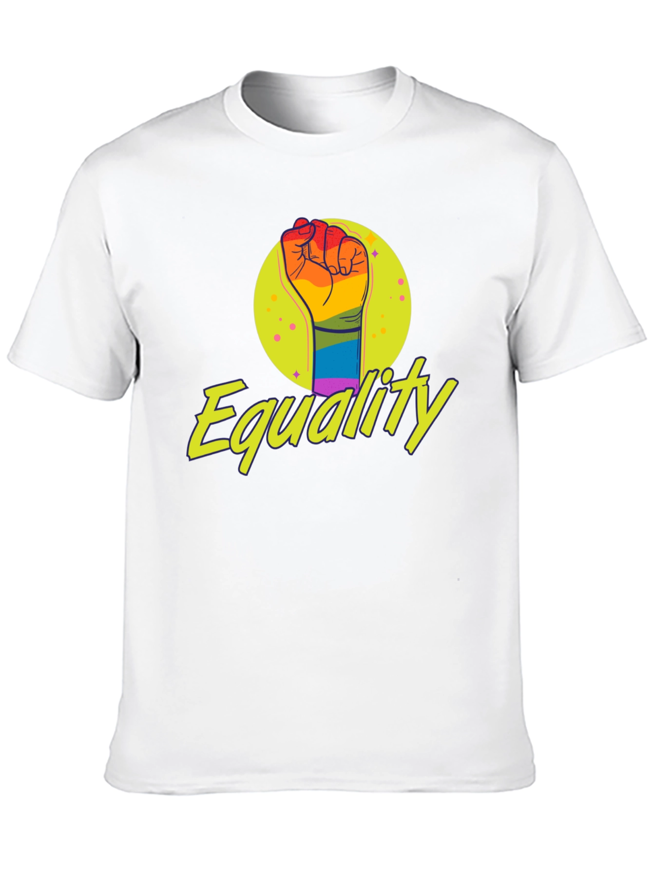 Equality Rainbow Fist T-Shirt - Pride