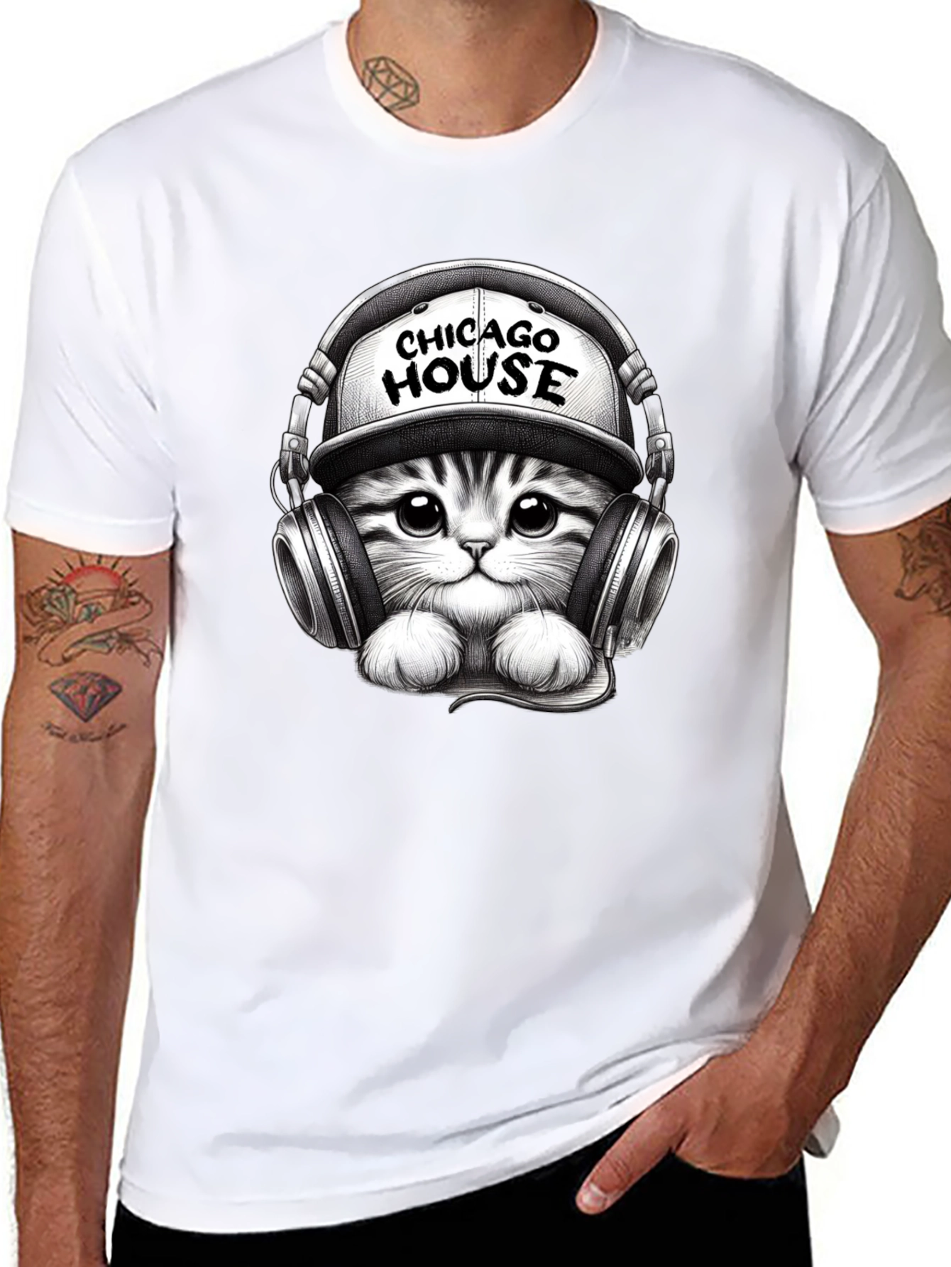 Chicago House Cat Graphic Tee