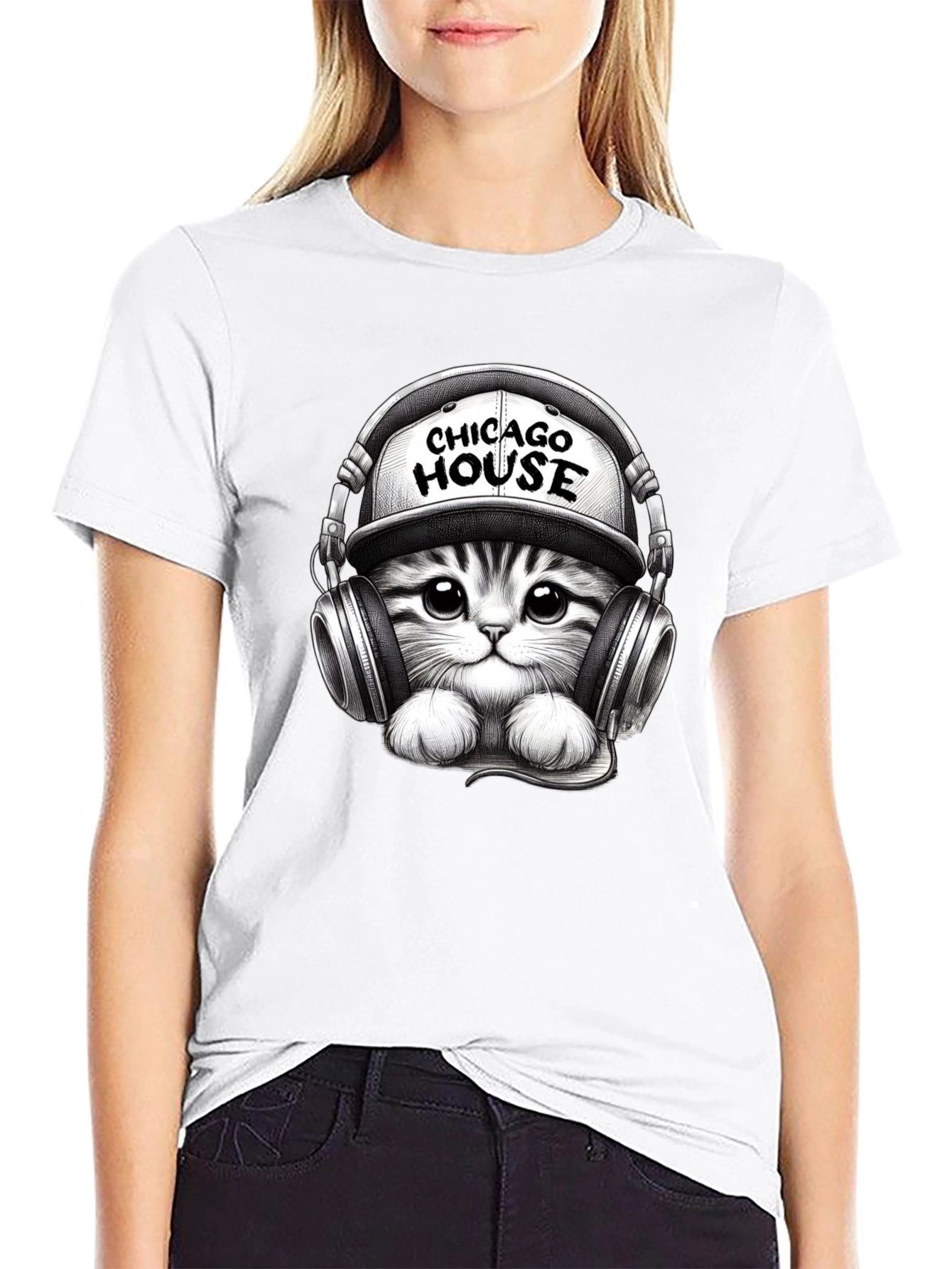 Chicago House Cat Graphic Tee