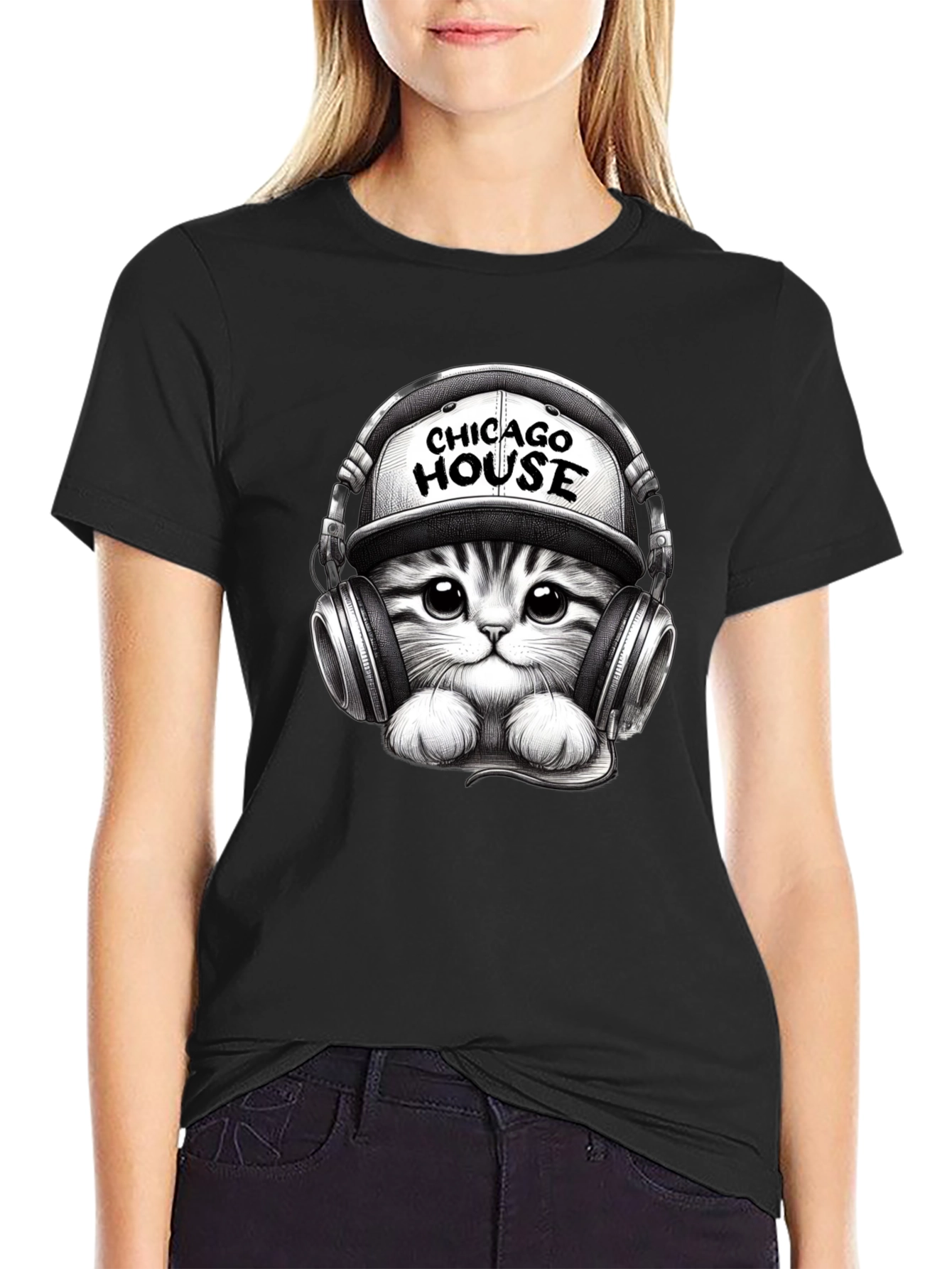 Chicago House Cat Graphic Tee