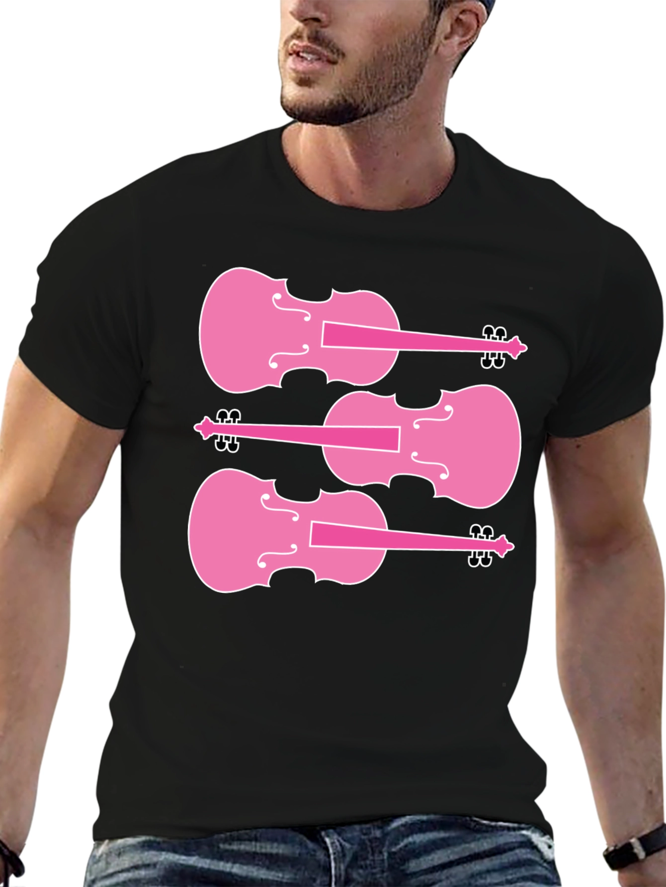 Pink Violin T-Shirt