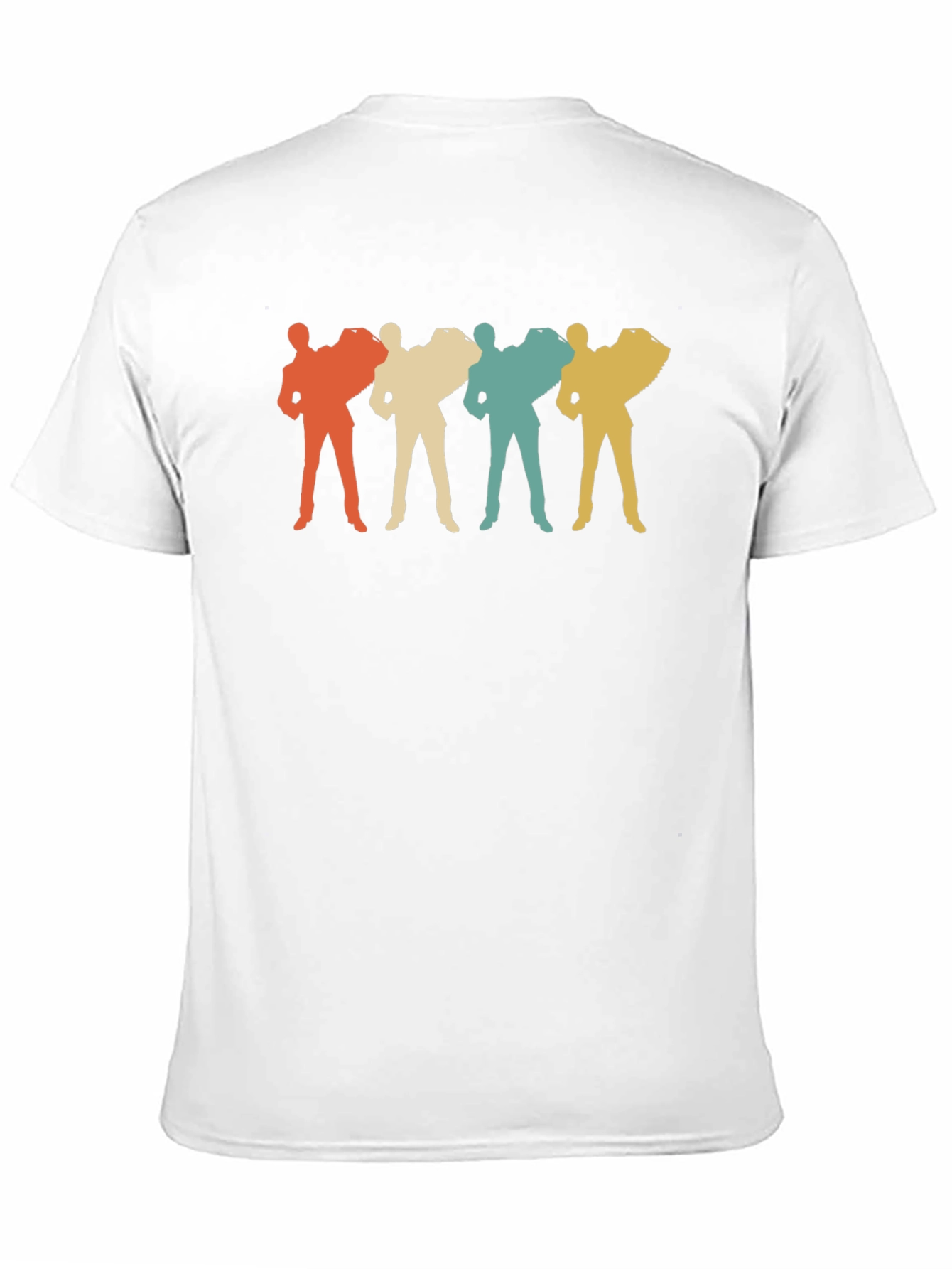 Retro Accordion Player T-Shirt