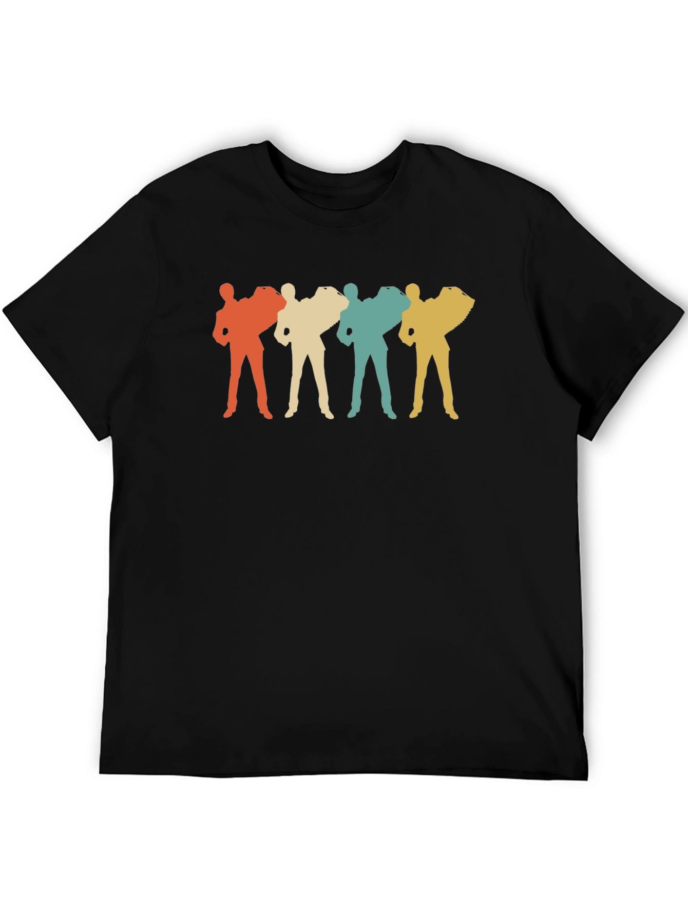 Retro Accordion Player T-Shirt