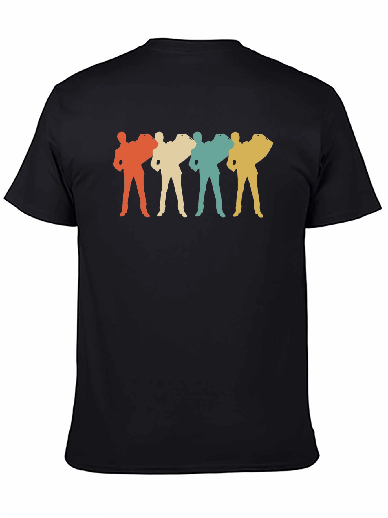 Retro Accordion Player T-Shirt