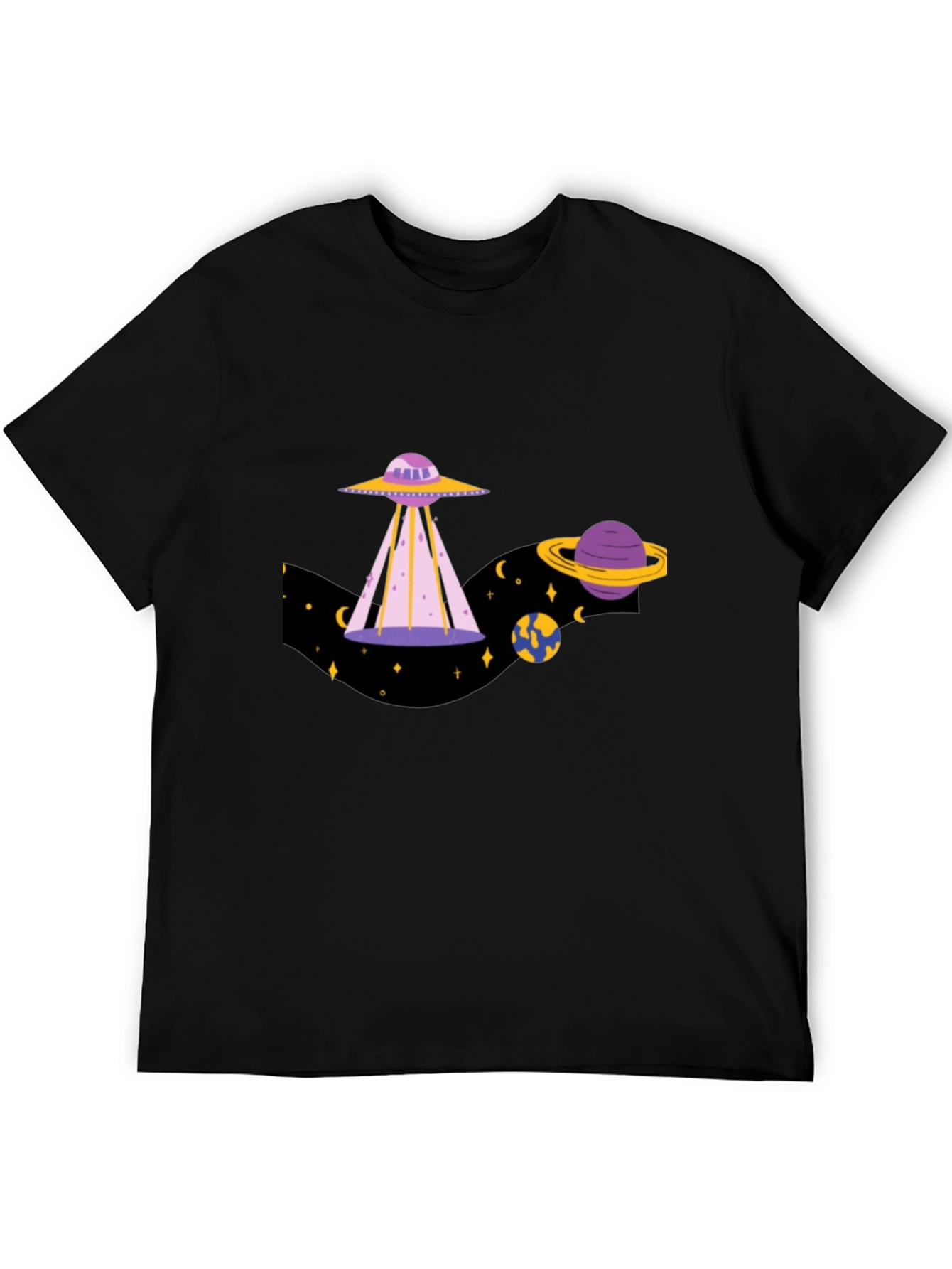 UFO Graphic T-Shirt - Space Adventure Tee