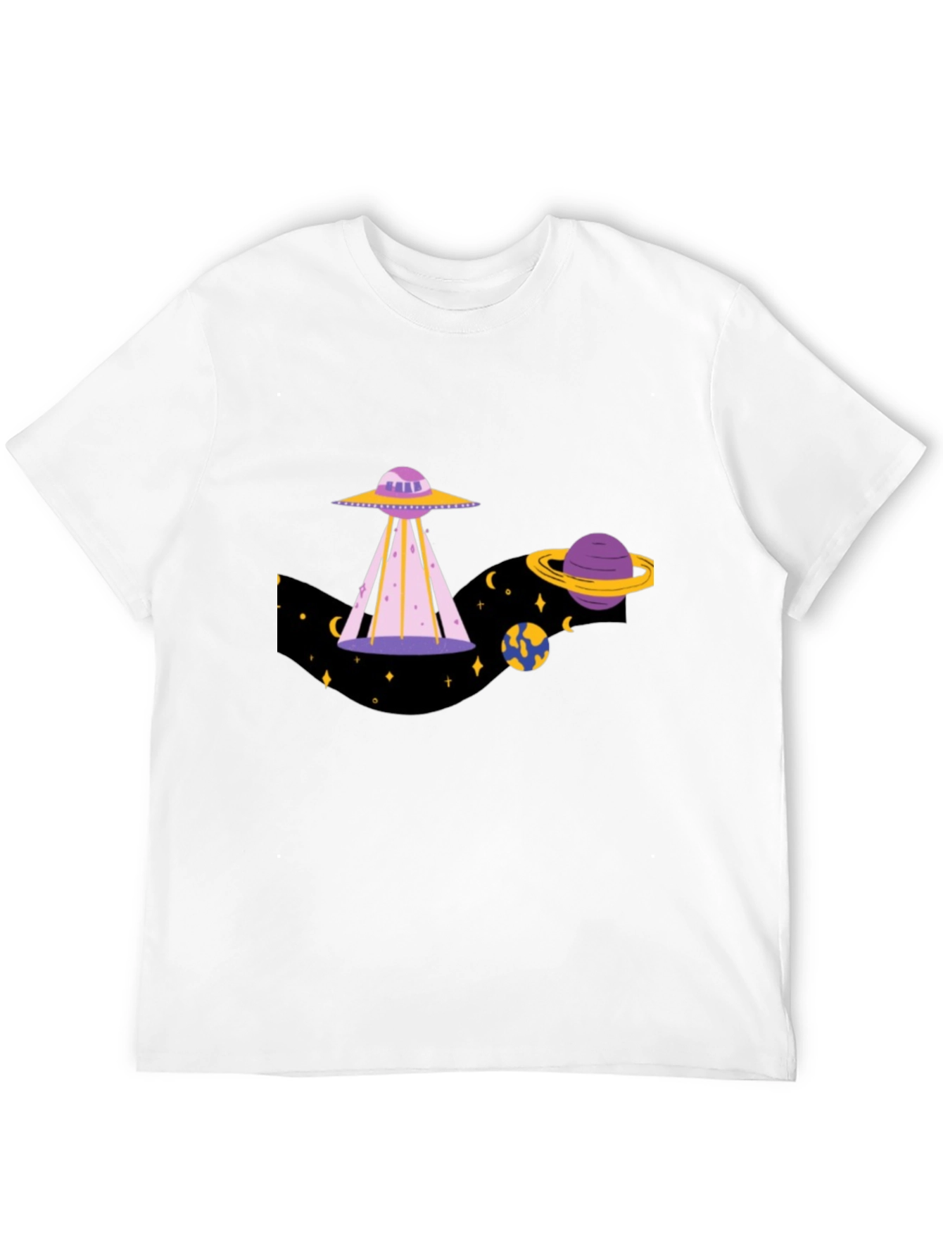 UFO Graphic T-Shirt - Space Adventure Tee