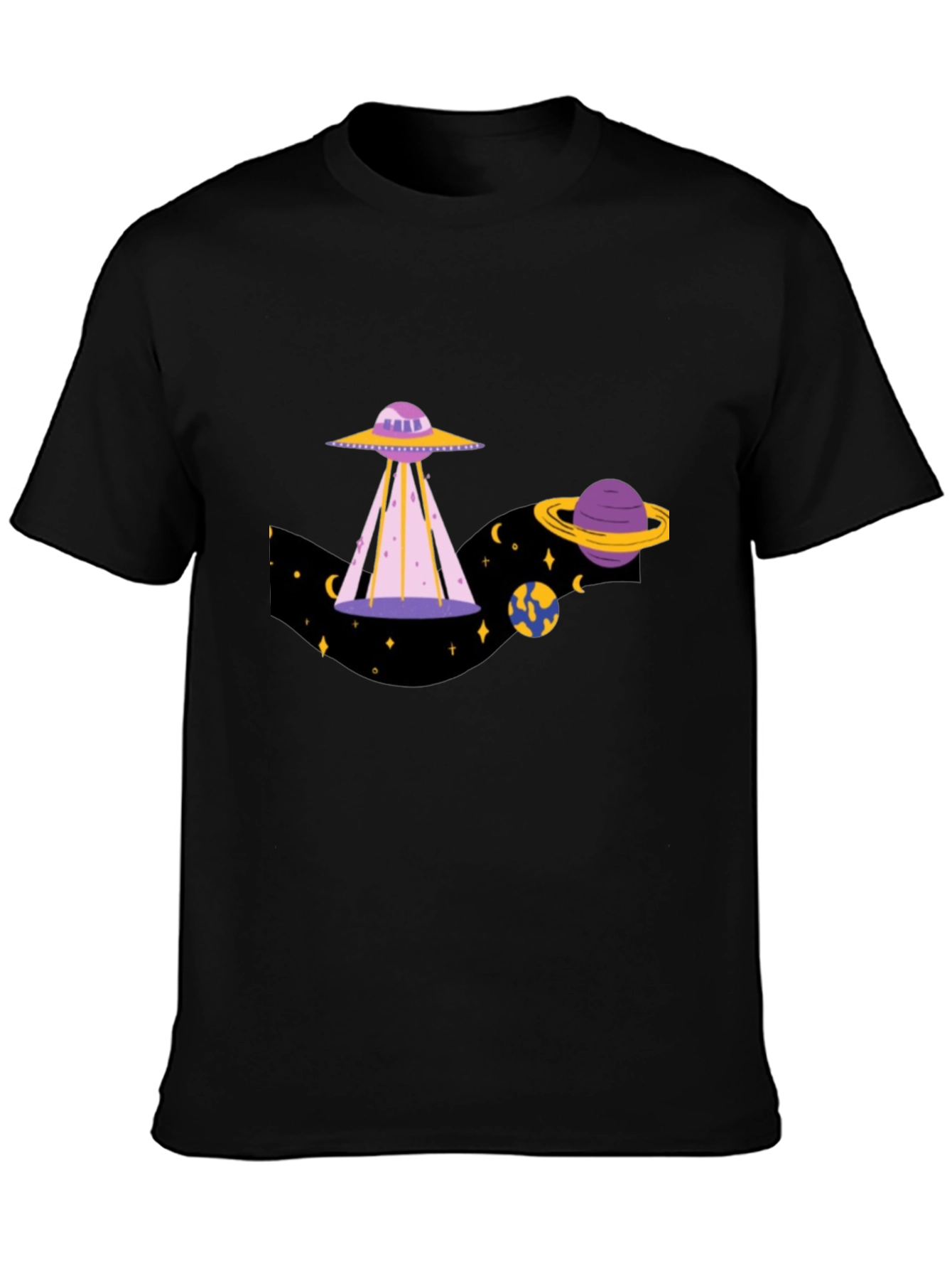 UFO Graphic T-Shirt - Space Adventure Tee
