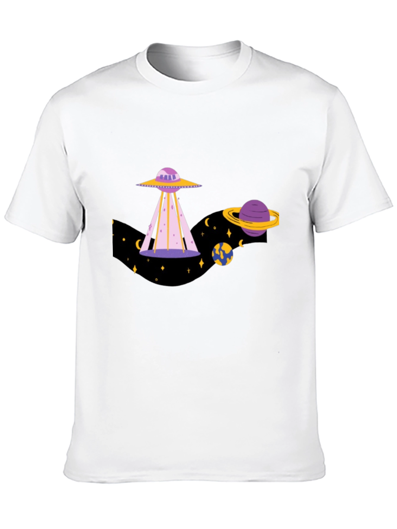 UFO Graphic T-Shirt - Space Adventure Tee