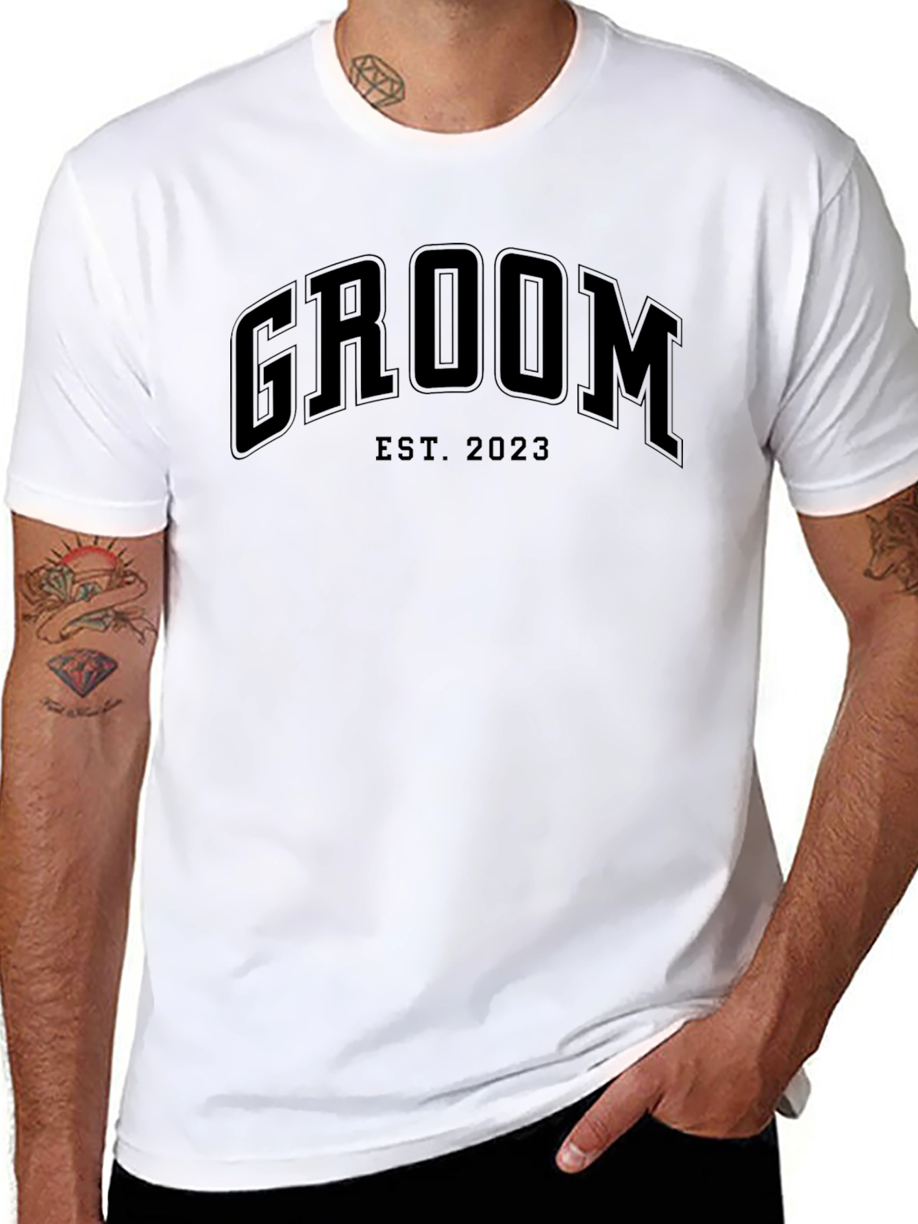 Groom Est. 2023 T-Shirt - Wedding Apparel