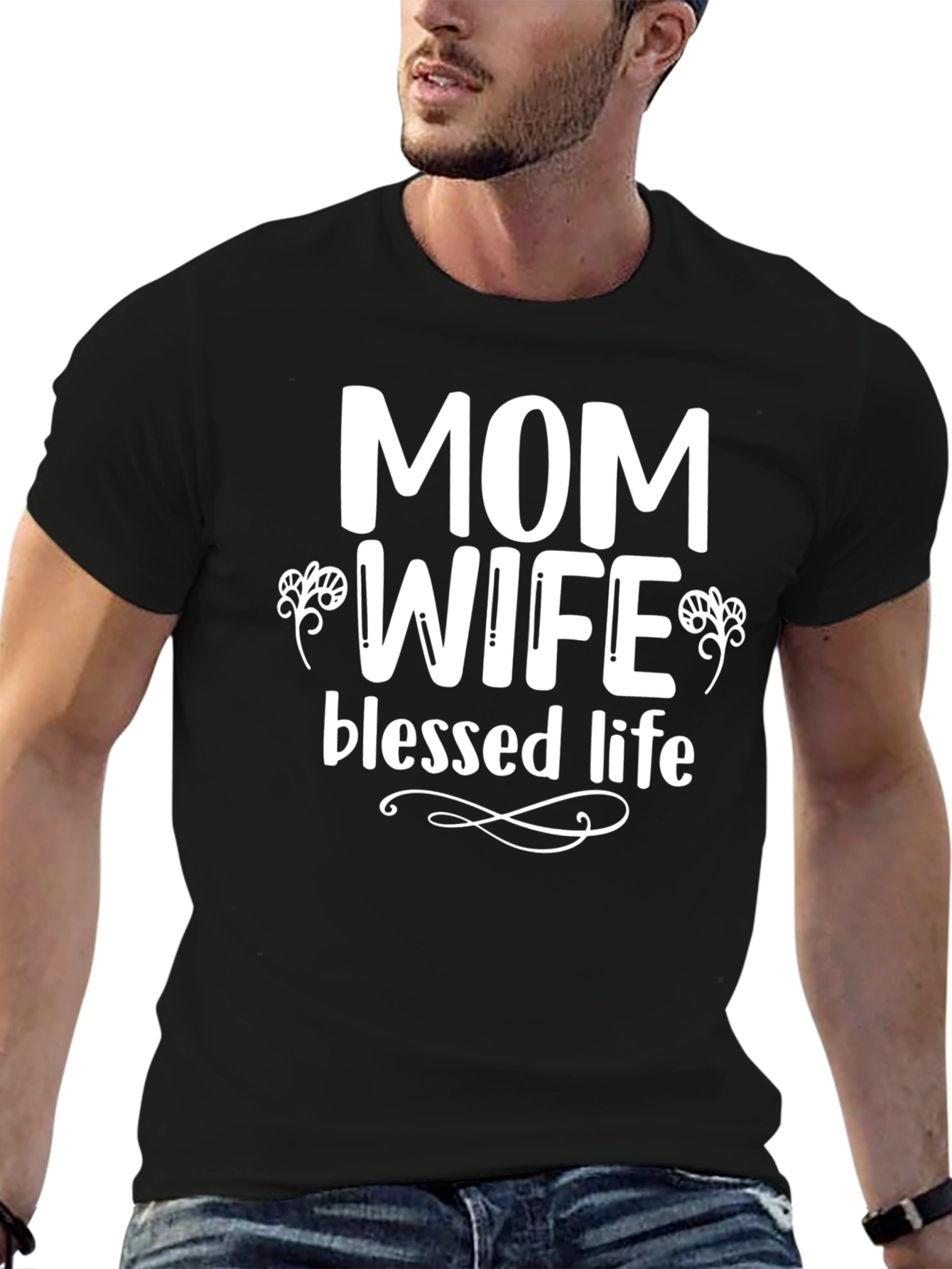 Mom Wife Blessed Life T-Shirt