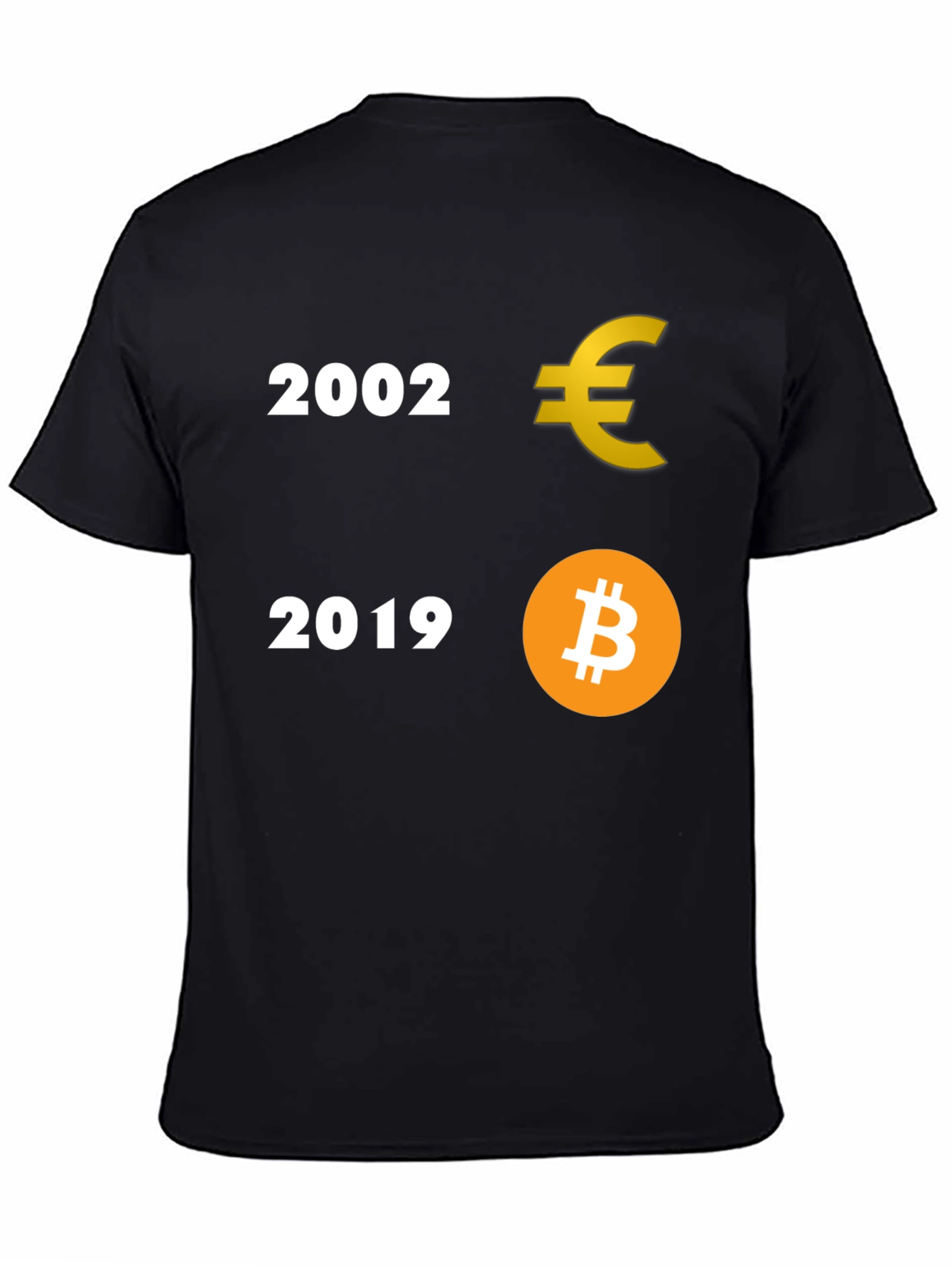 Euro to Bitcoin Evolution Tee