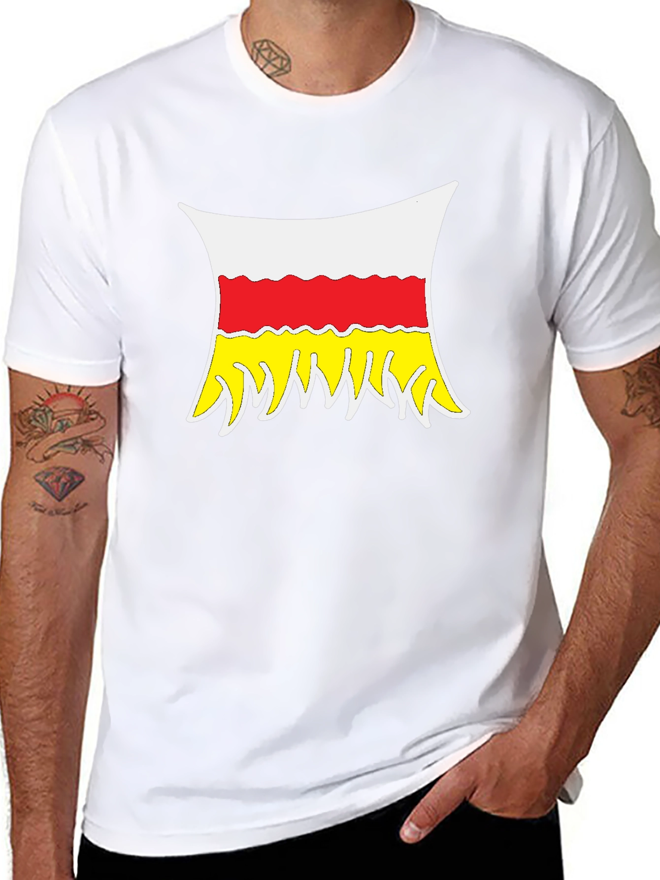 Ossetian Flag Graphic T-Shirt