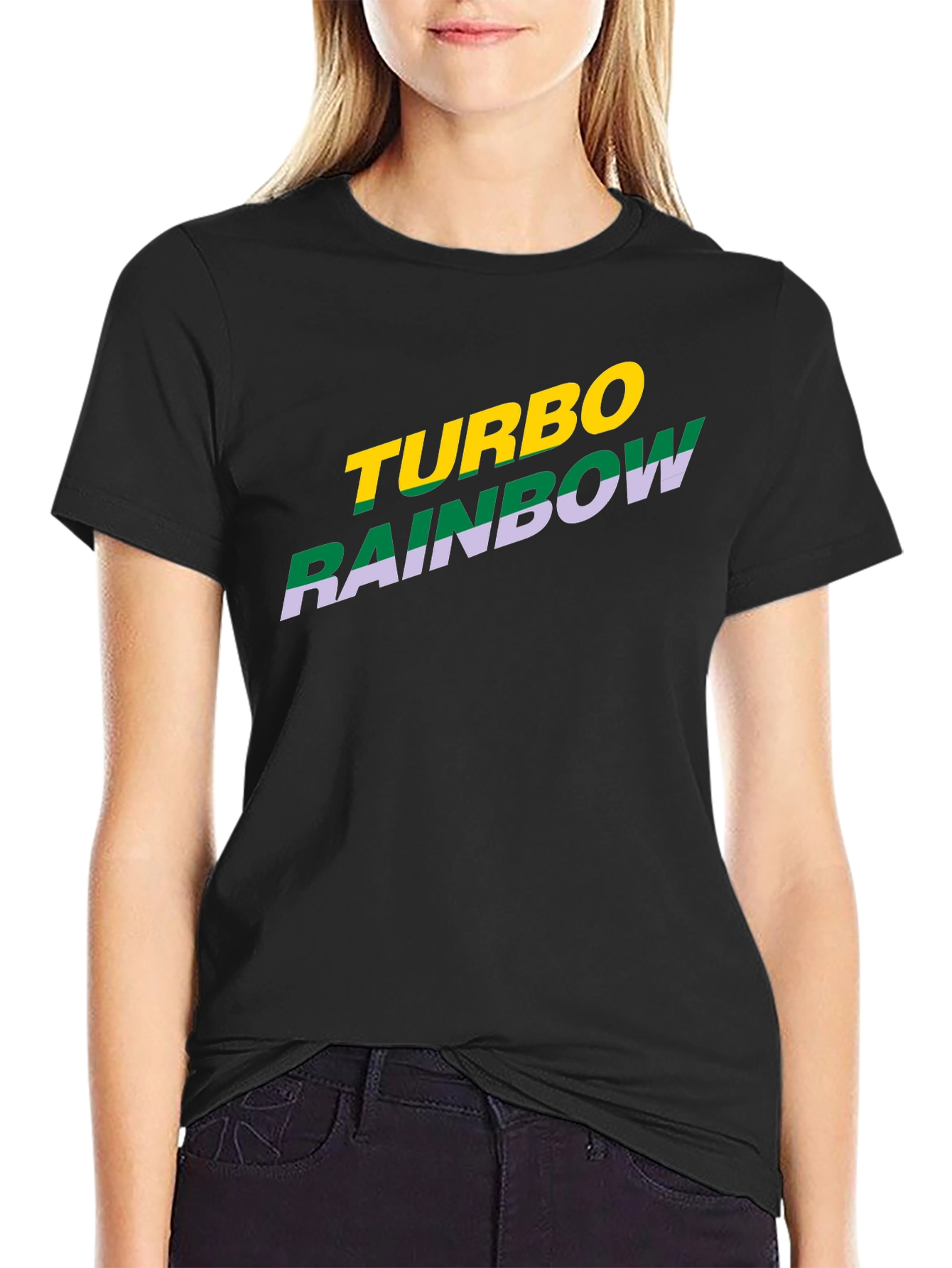 Turbo Rainbow Graphic Tee - Bold Style