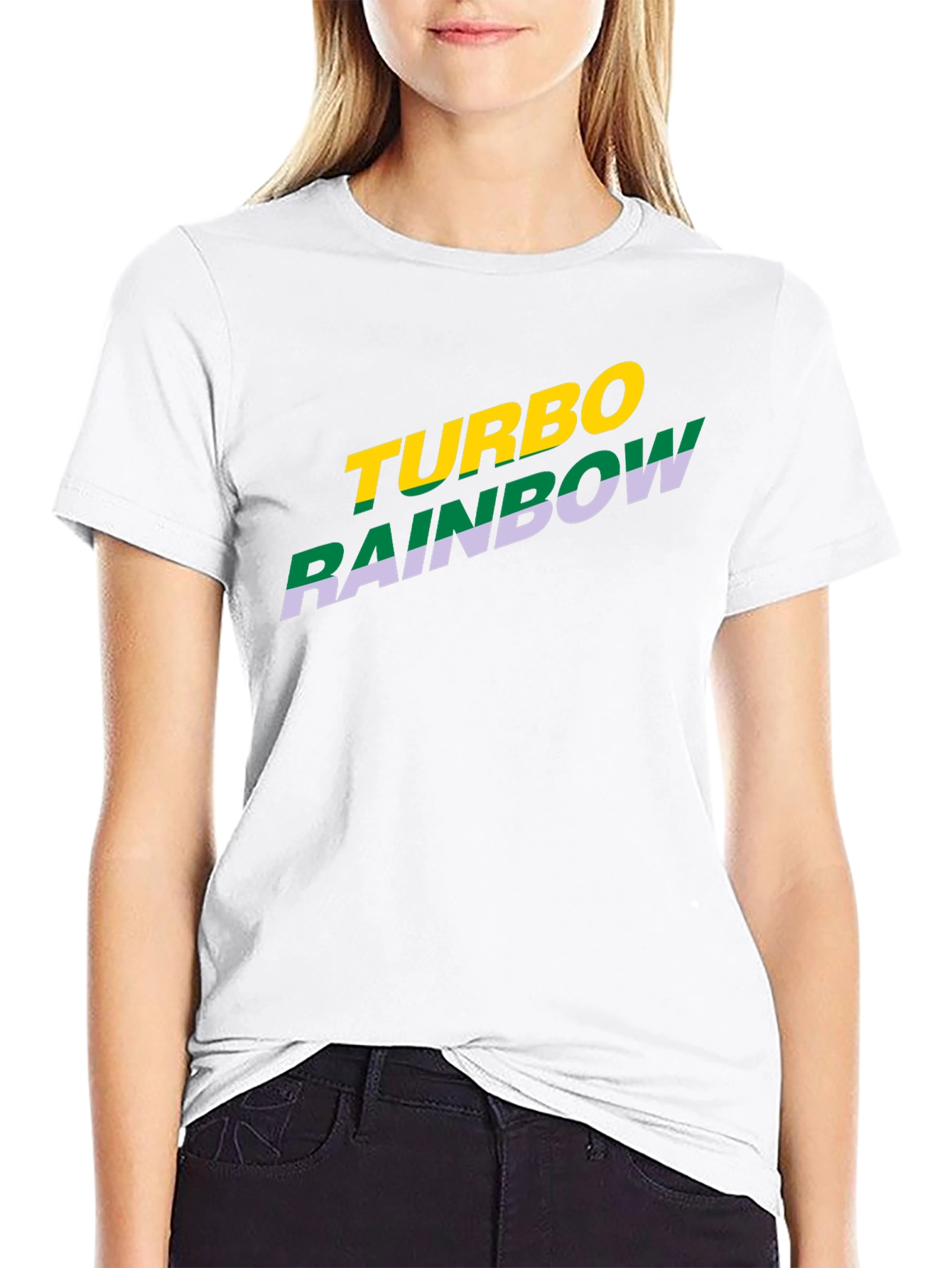Turbo Rainbow Graphic Tee - Bold Style
