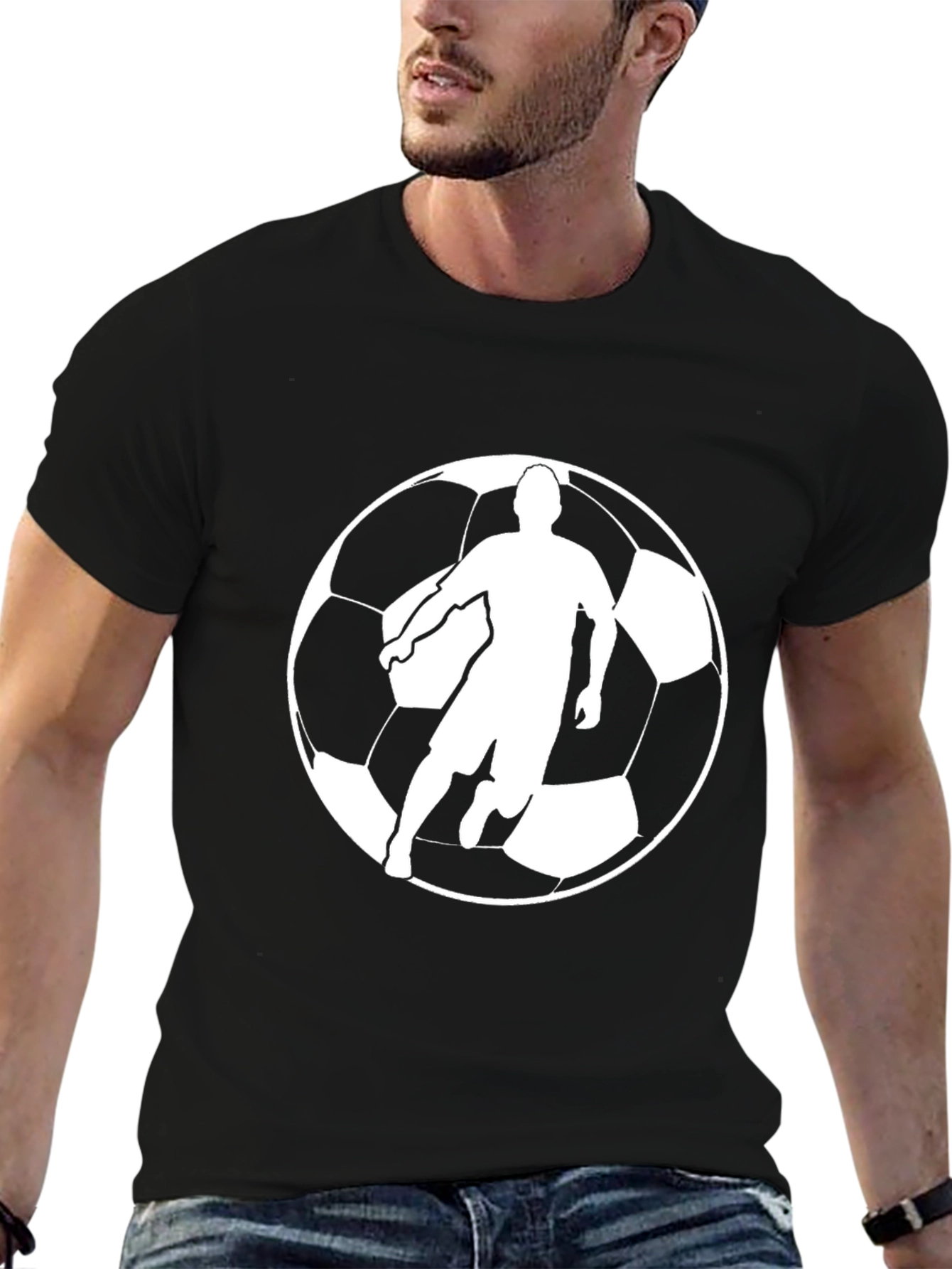 Soccer Ball Graphic T-Shirt