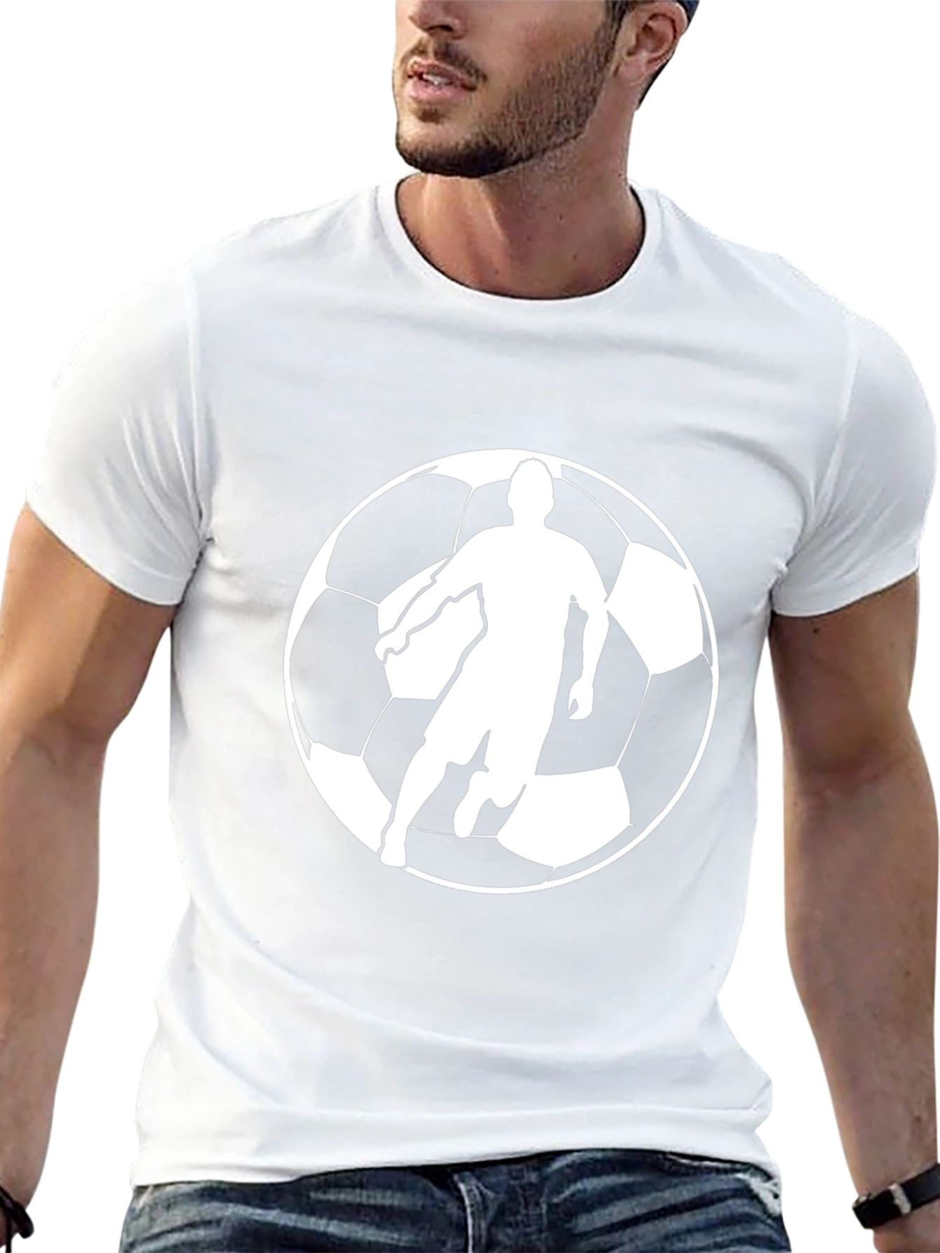 Soccer Ball Graphic T-Shirt