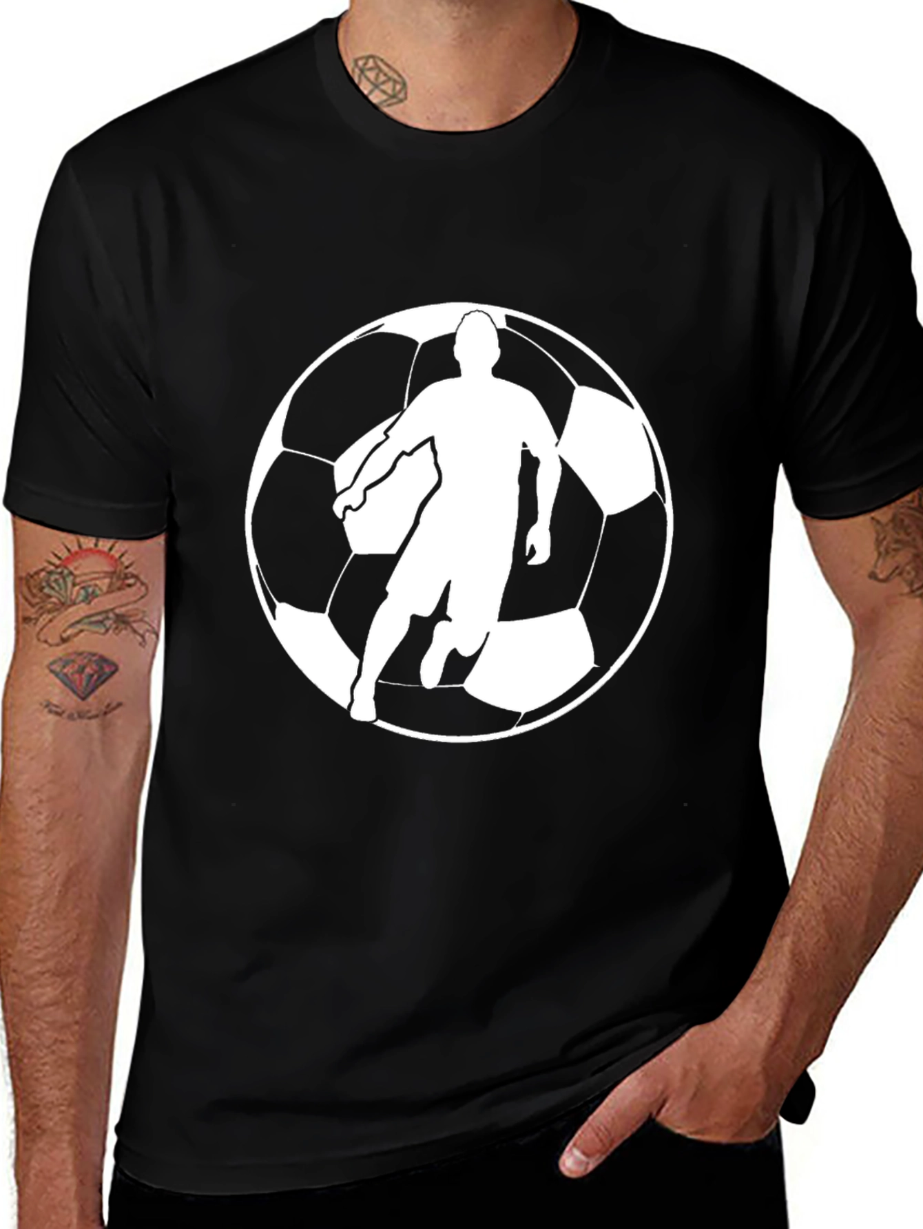 Soccer Ball Graphic T-Shirt