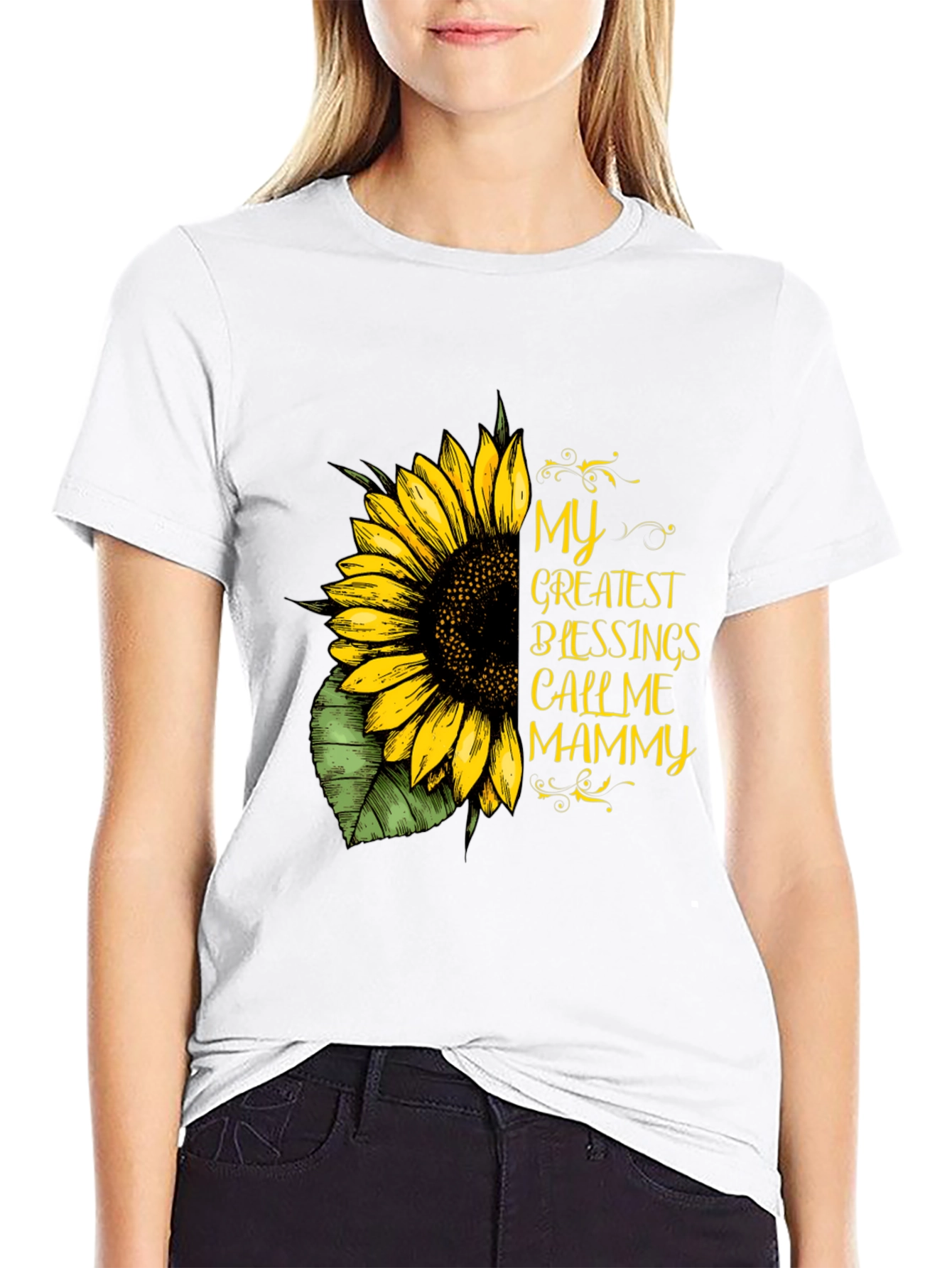 Sunflower My Greatest Blessings Graphic Tee