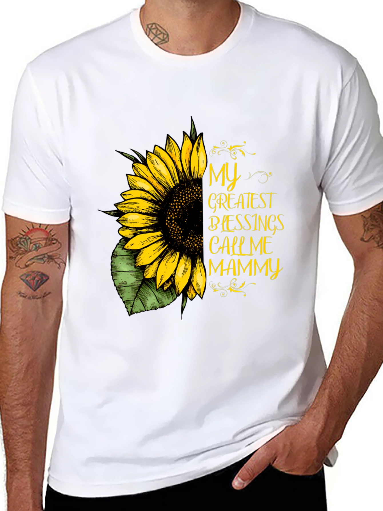 Sunflower My Greatest Blessings Graphic Tee