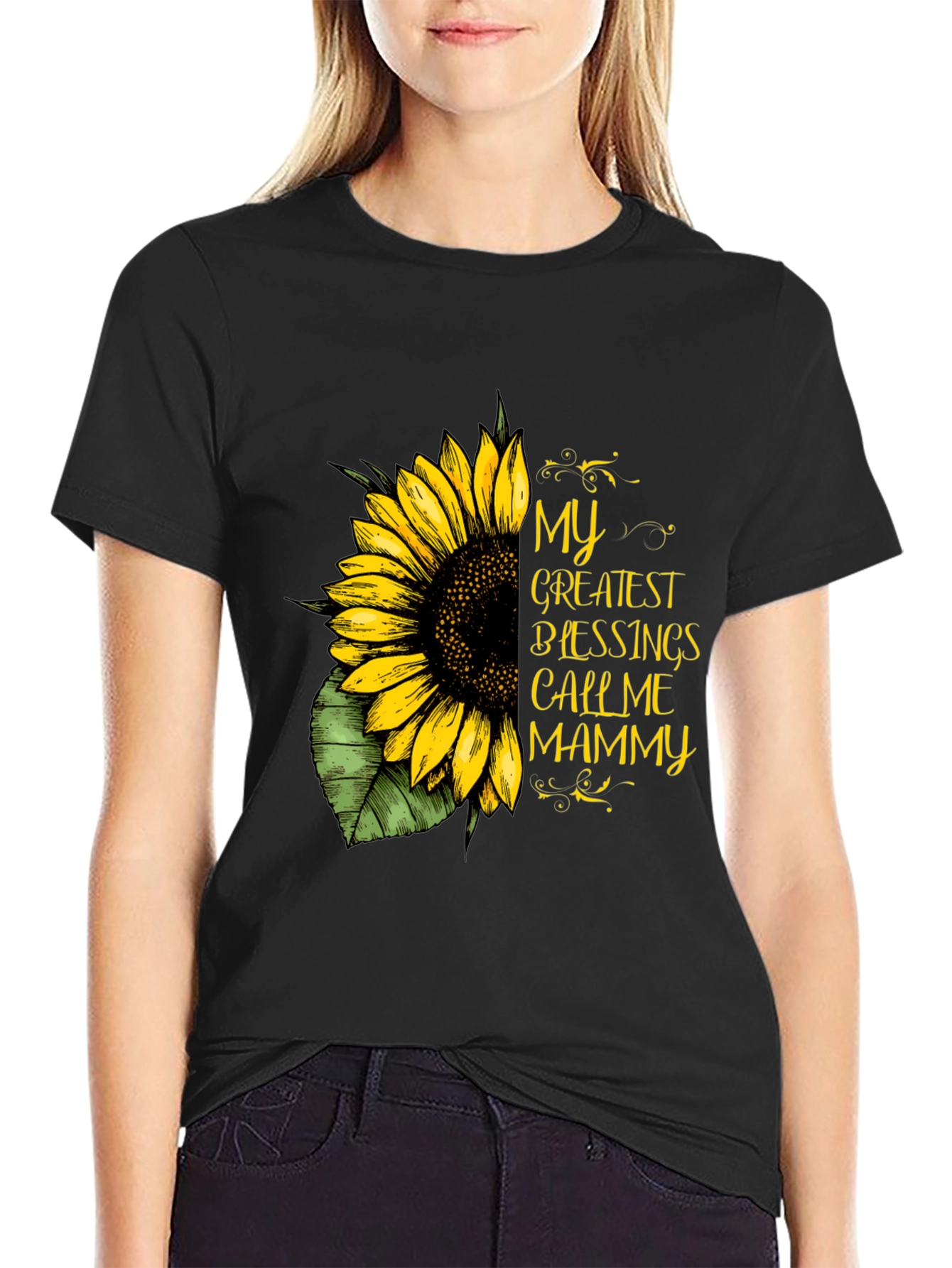 Sunflower My Greatest Blessings Graphic Tee
