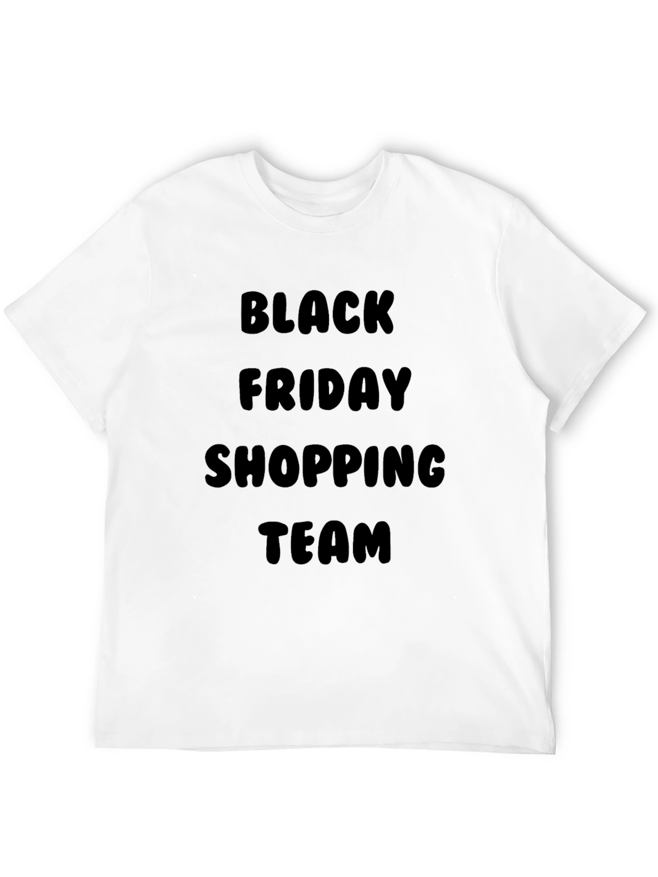 Black Friday Shopping Team Black Tee