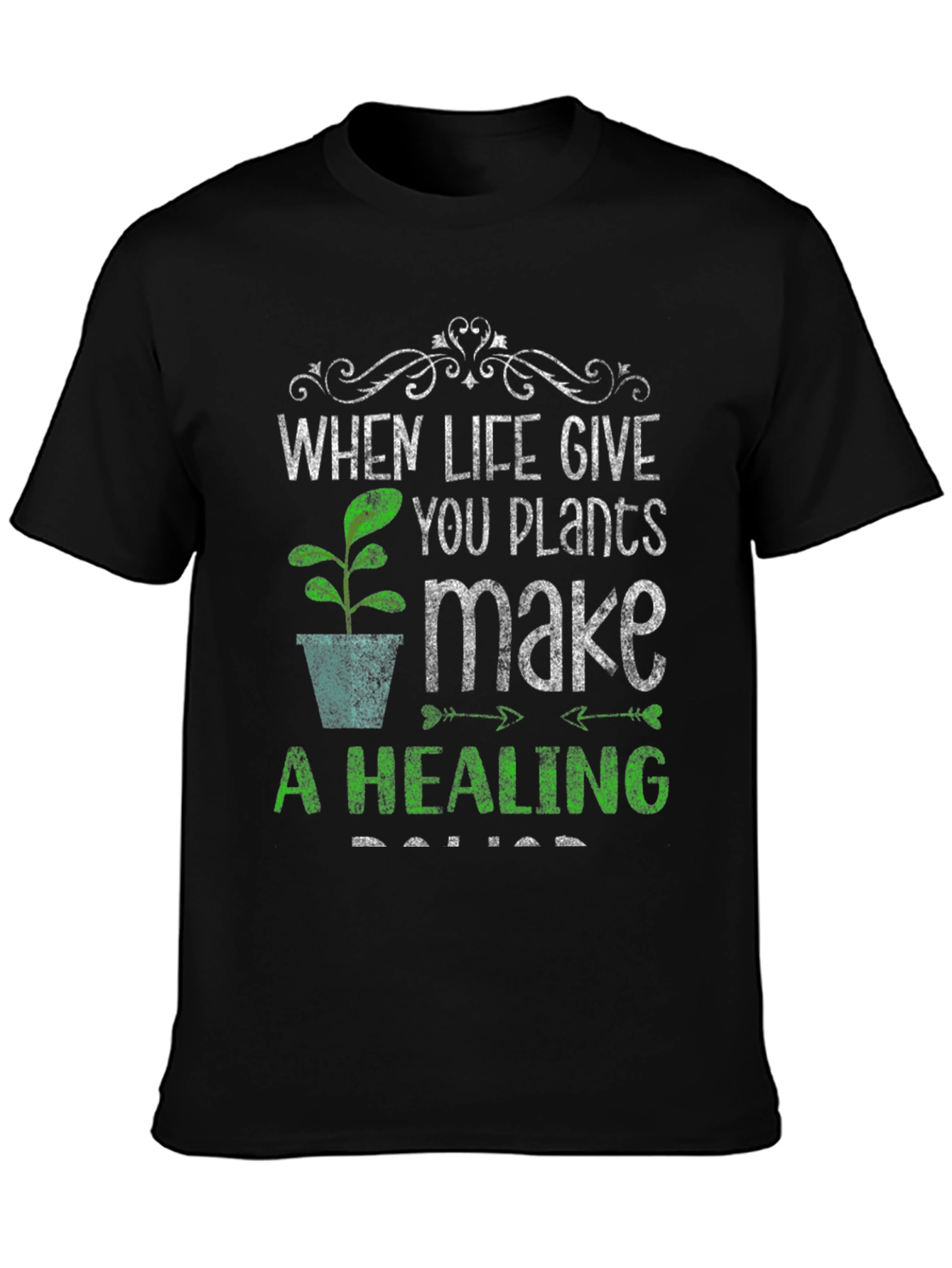 Plants Make A Healing Salve Graphic T-Shirt