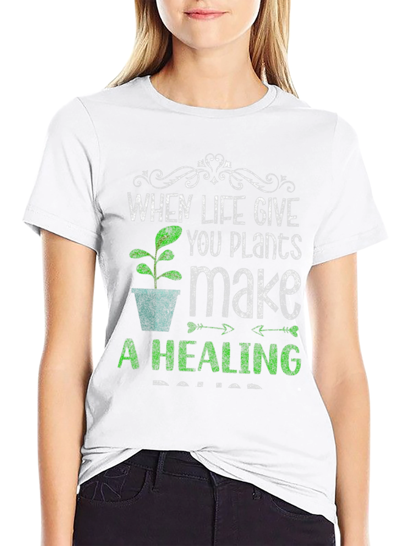 Plants Make A Healing Salve Graphic T-Shirt