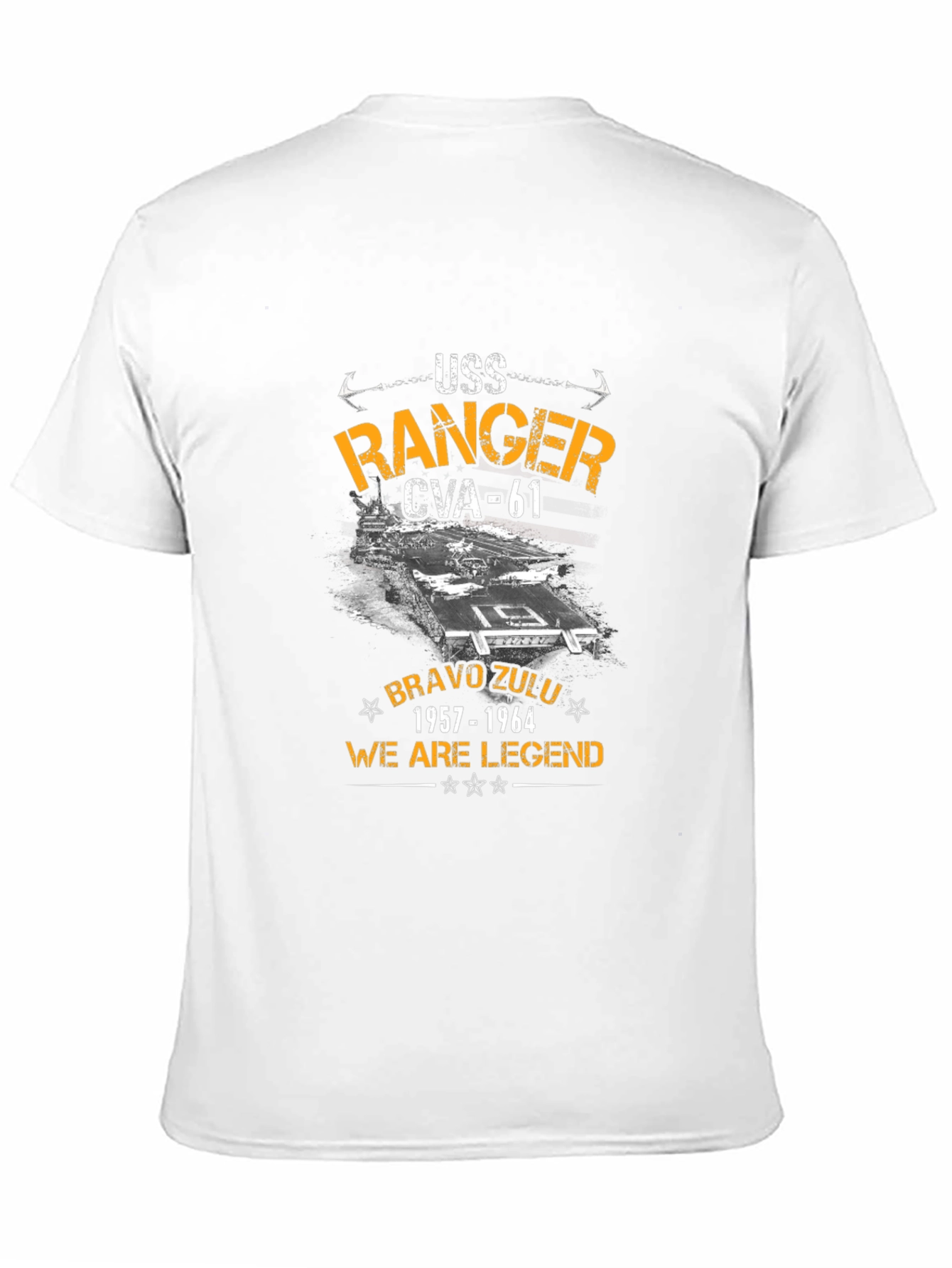 USS Ranger CVA-61 T-Shirt - Veteran Tribute Tee